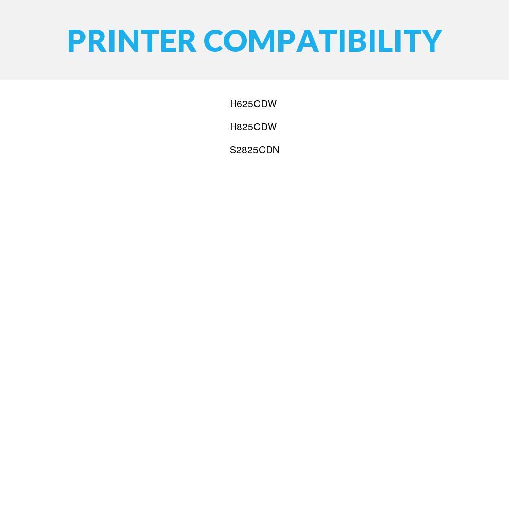 Compatible Black Laser Toner Cartridge for Dell H625cdw H825cdw S2825 593-BBOW - Bild 5 von 5