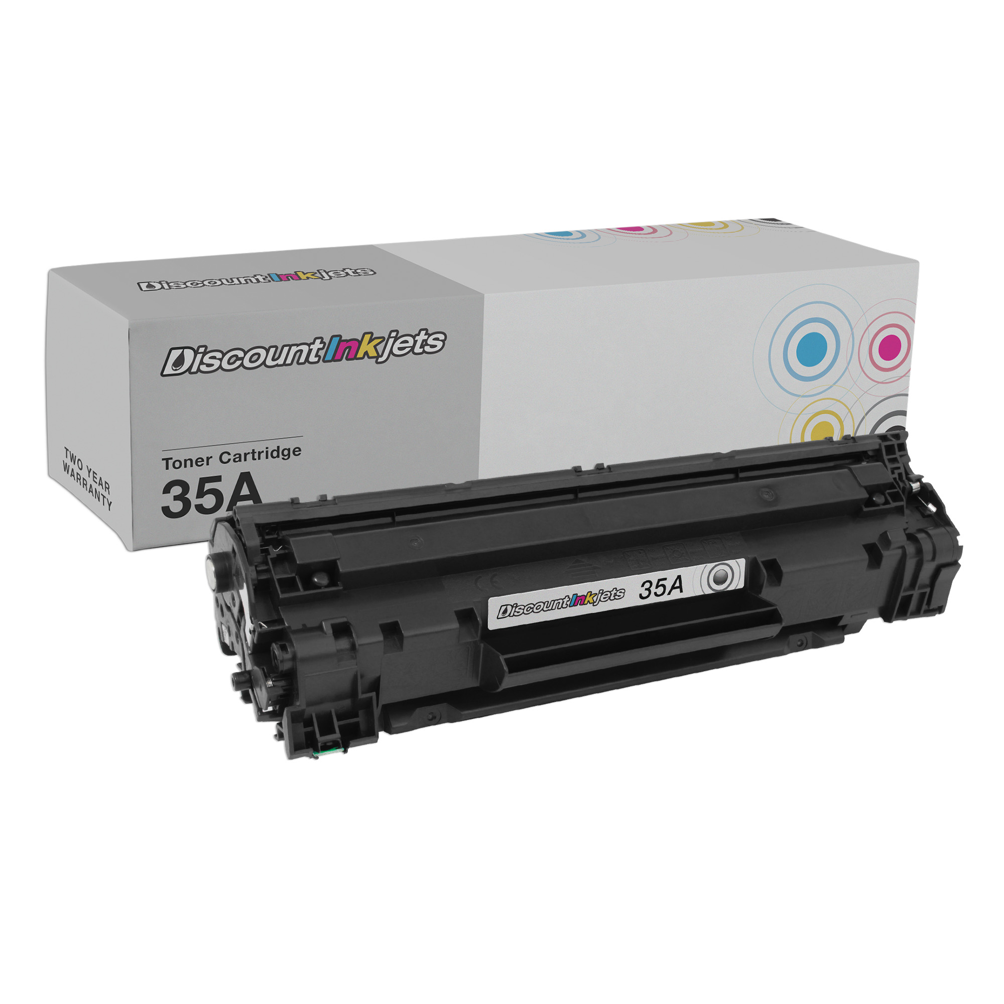 Compatible Toner Cartridge Replacement for HP 35A CB435A (1Pack - Black) - Picture 1 of 7