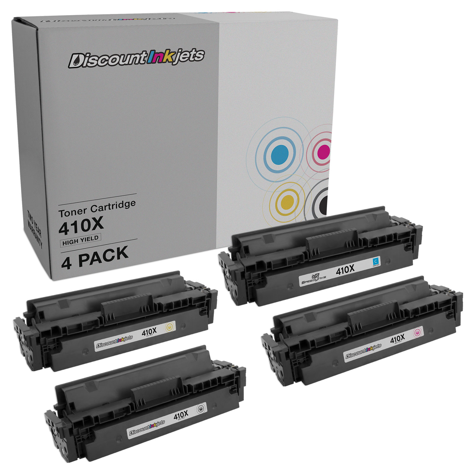 4 Stück CF410X HY Tonerkartusche kompatibel 1 Schwarz 1 Cyan 1 Magenta 1 Gelb - Bild 1 von 7