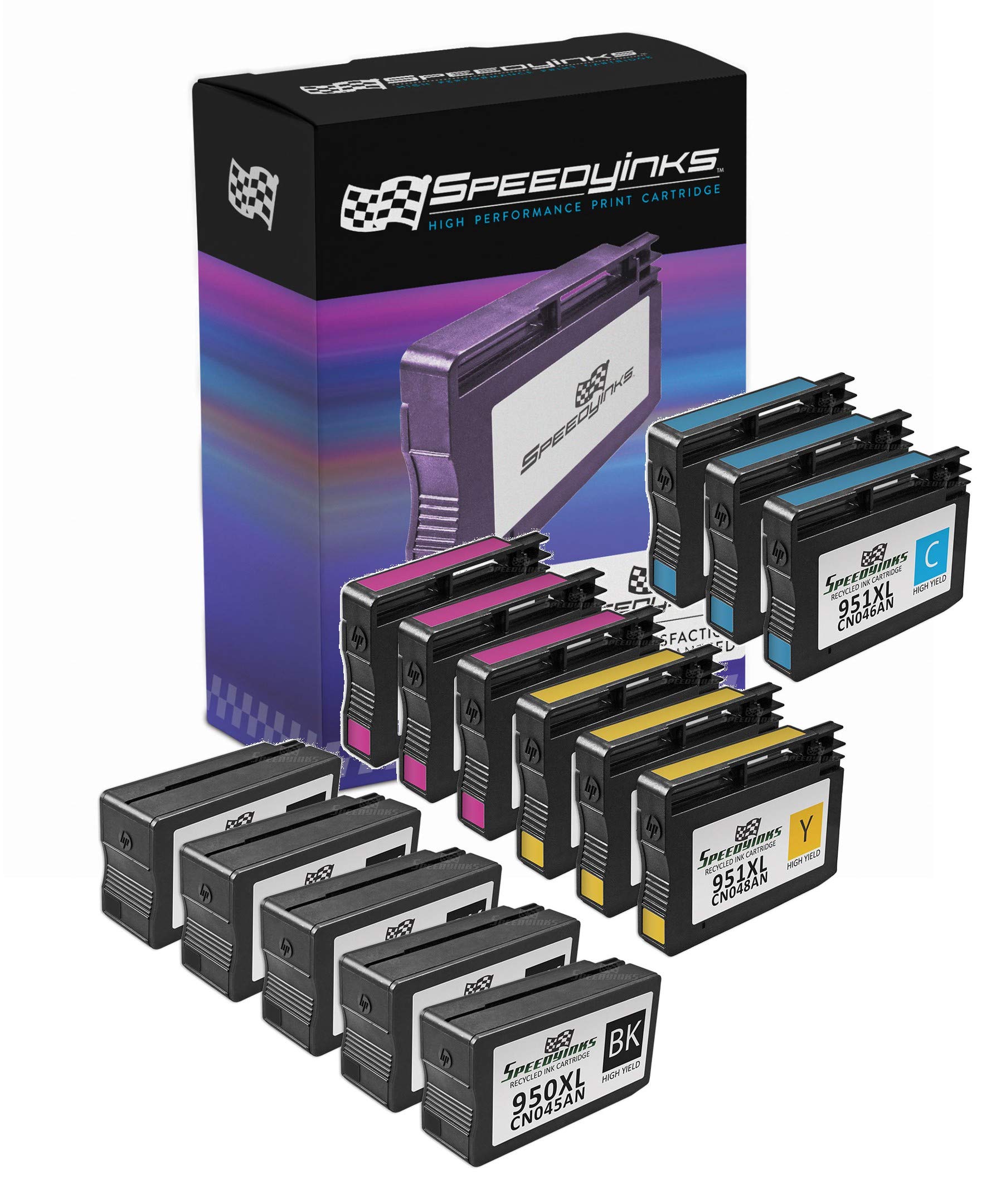 14 Stück Speedy Reman Patronen für HP Tinte 950XL 951 XL Schwarz Cyan Magenta Gelb - Bild 1 von 4