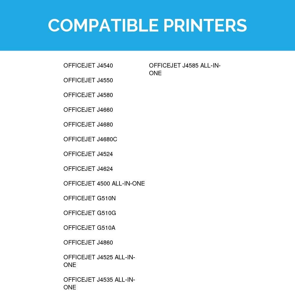 CC654AN 901 XL for HP 901XL BLACK Ink Cartridge OfficeJet J4540 J4550 J4580 G510 - Photo 7 sur 7