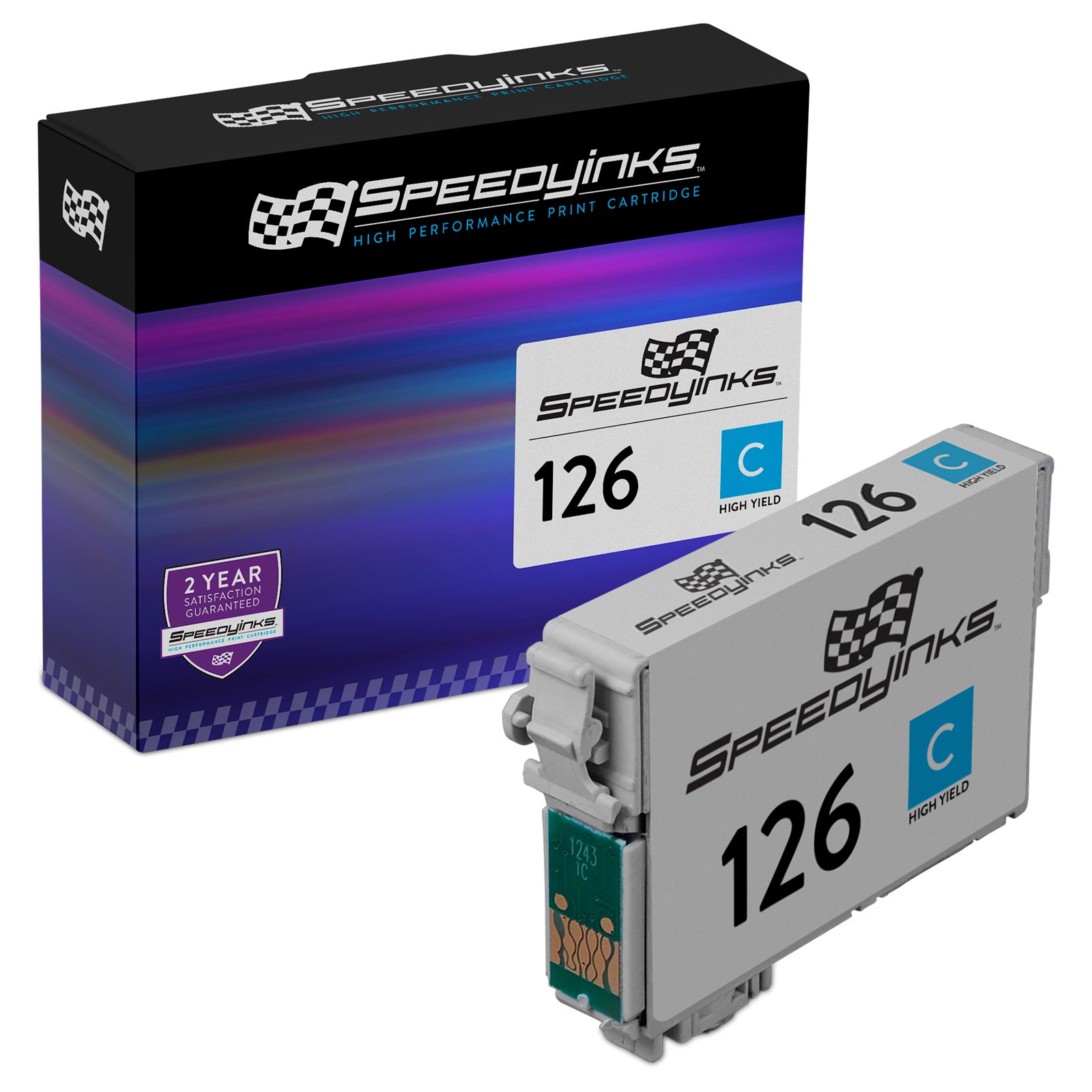 SI Ersatz für Epson 126 Tintenpatrone Cyan High Capacity T126220 - Bild 1 von 6