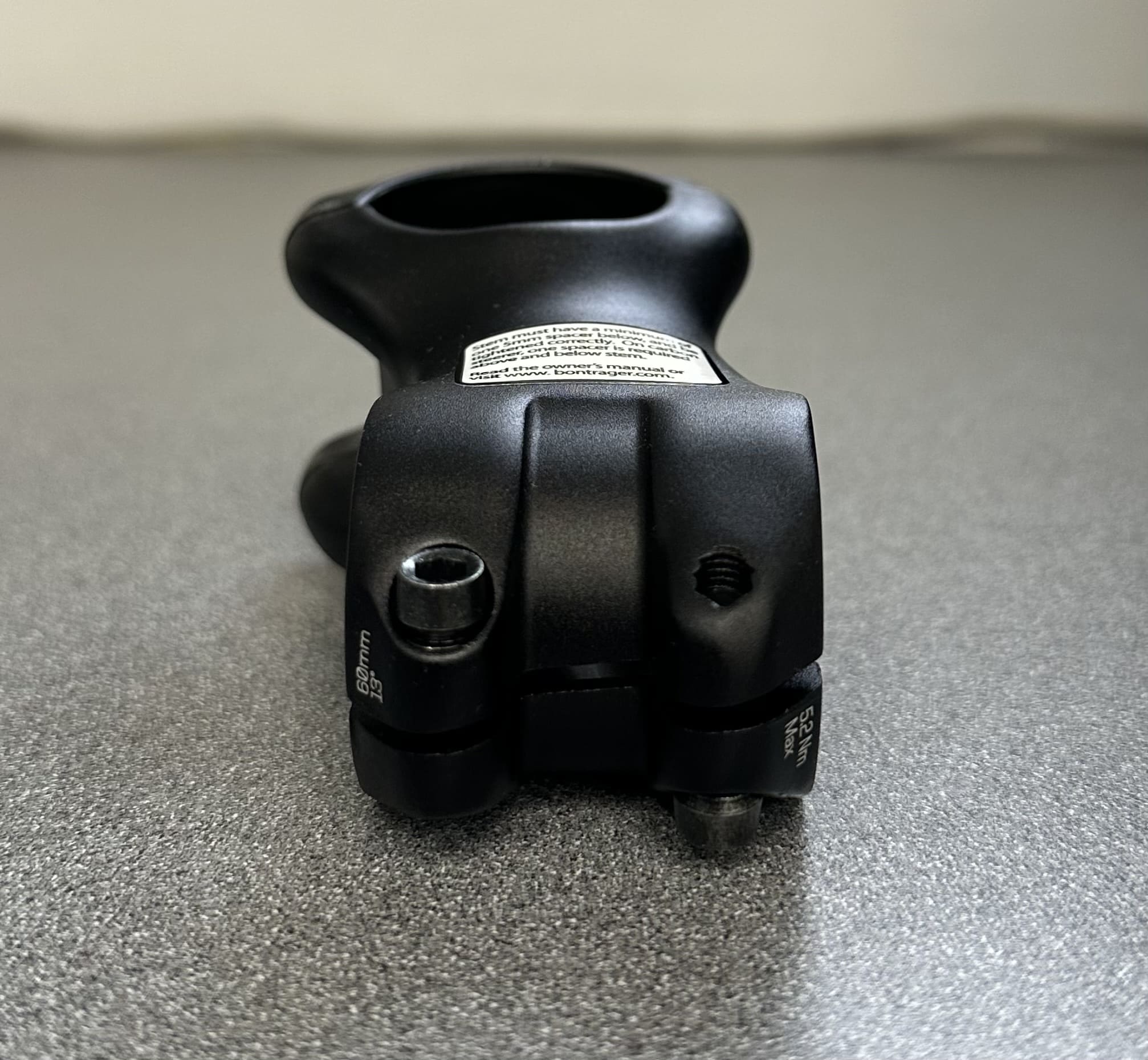 Bontrager Kovee Pro 35 Blendr Stem - 13 deg. x 60mm, Black *OE* | eBay