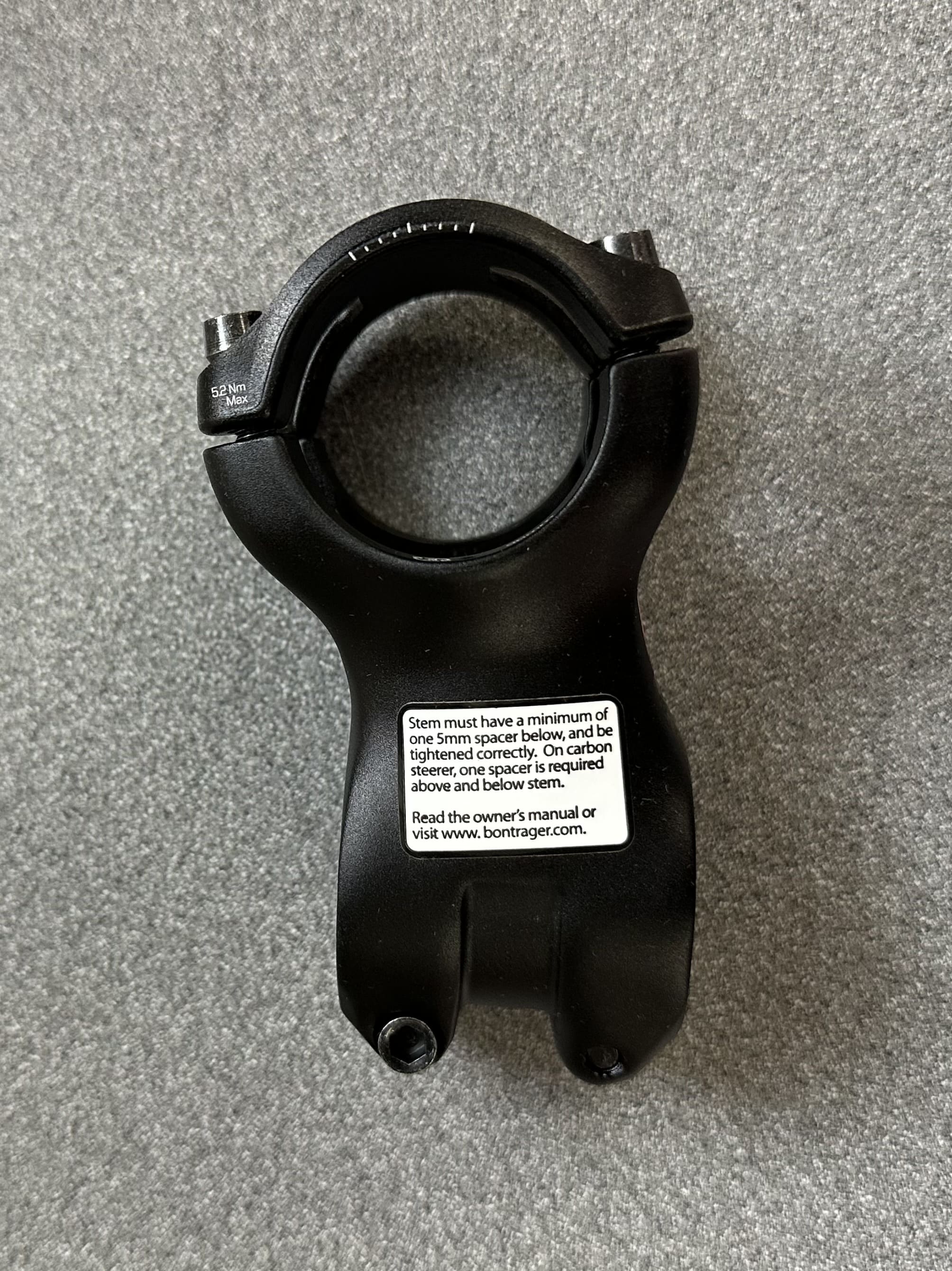 Bontrager Kovee Pro 35 Blendr Stem - 13 deg. x 60mm, Black *OE* | eBay