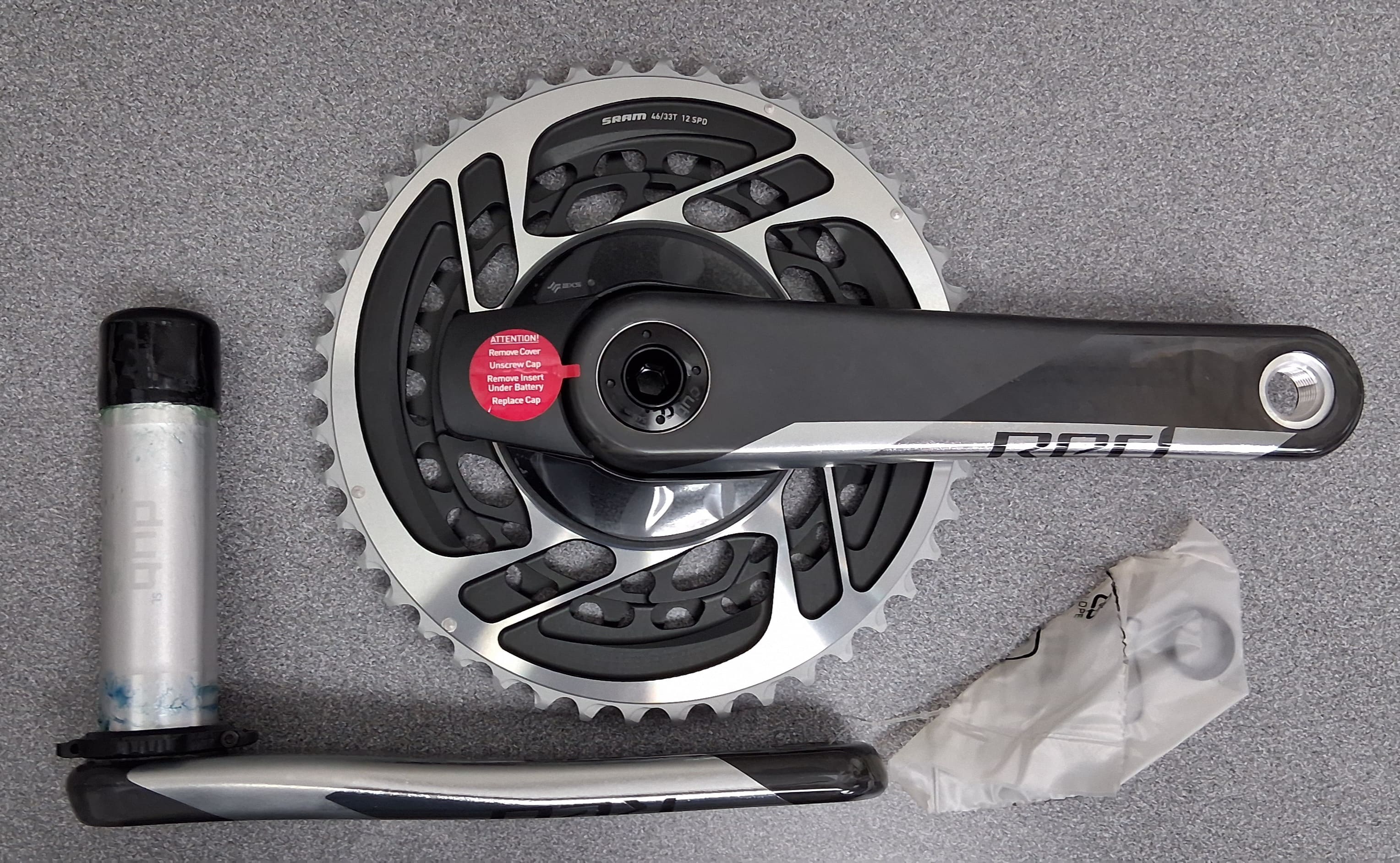 Sram RED D1 パワーメーター・クランク 170mm 46/33t SRAM Red AXS DUB Powermeter Crankset | RA Cycles