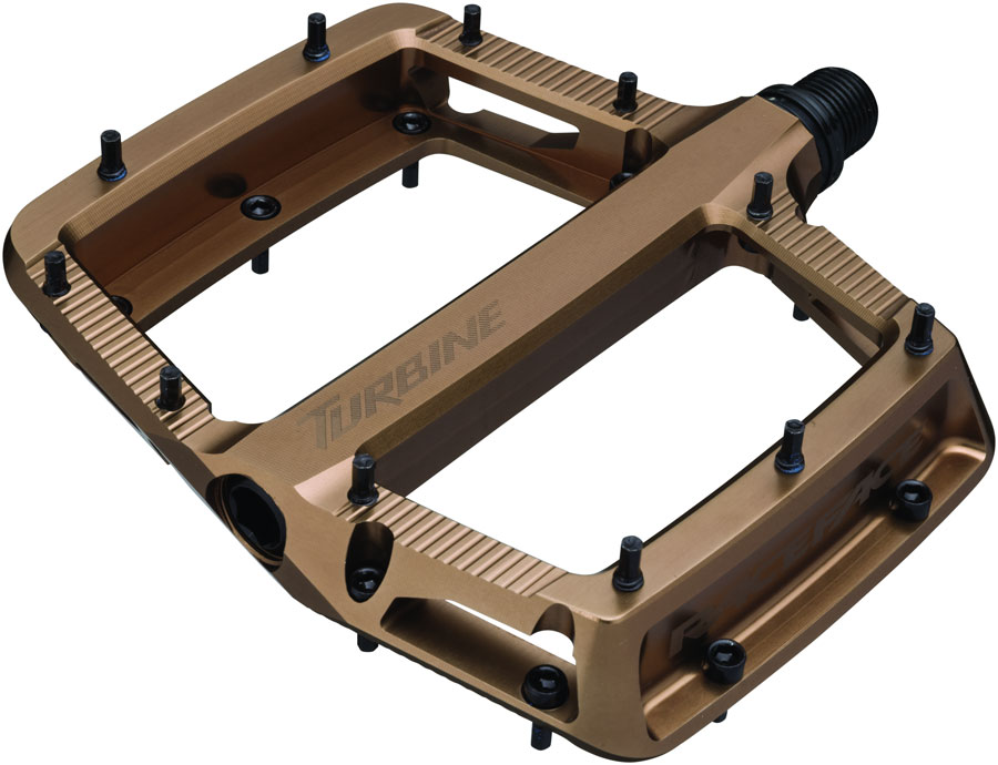 RaceFace Turbine Pedals - Platform, Aluminum, 9/16", Color O