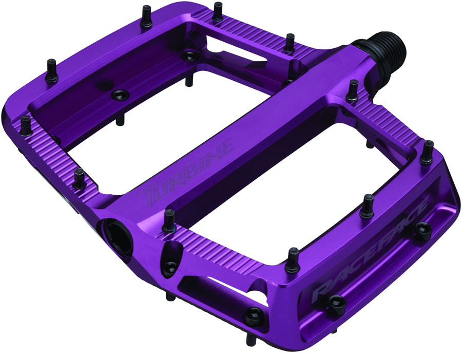 RaceFace Turbine Pedals - Platform, Aluminum, 9/16", Color Options Available