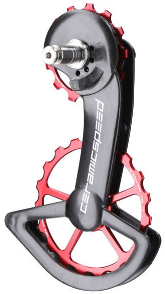 CeramicSpeed OSPW Pour Shimano 9200/8100 - Galets De Poulie Rouges
