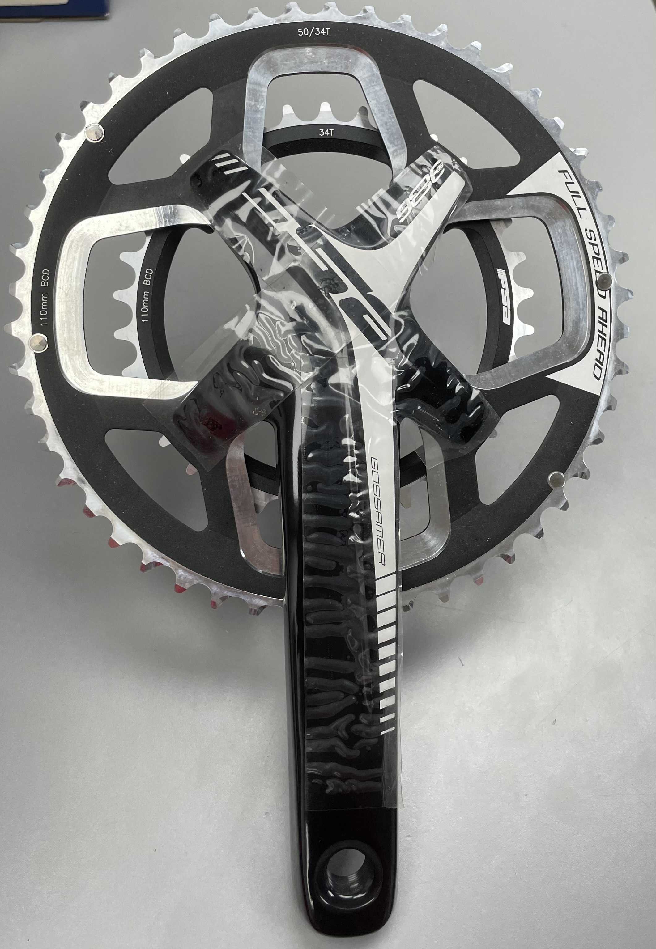 Pédalier FSA Gossamer Pro BB386EVO – 50/34T 170 Mm – 10/11 Vitesses – Neuf Avec PF30