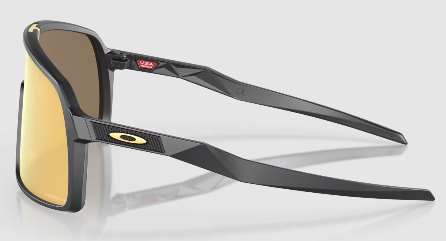 Oakley Sutro - Matte Carbon Frames, Prizm 24k Lenses, L (134mm) | eBay