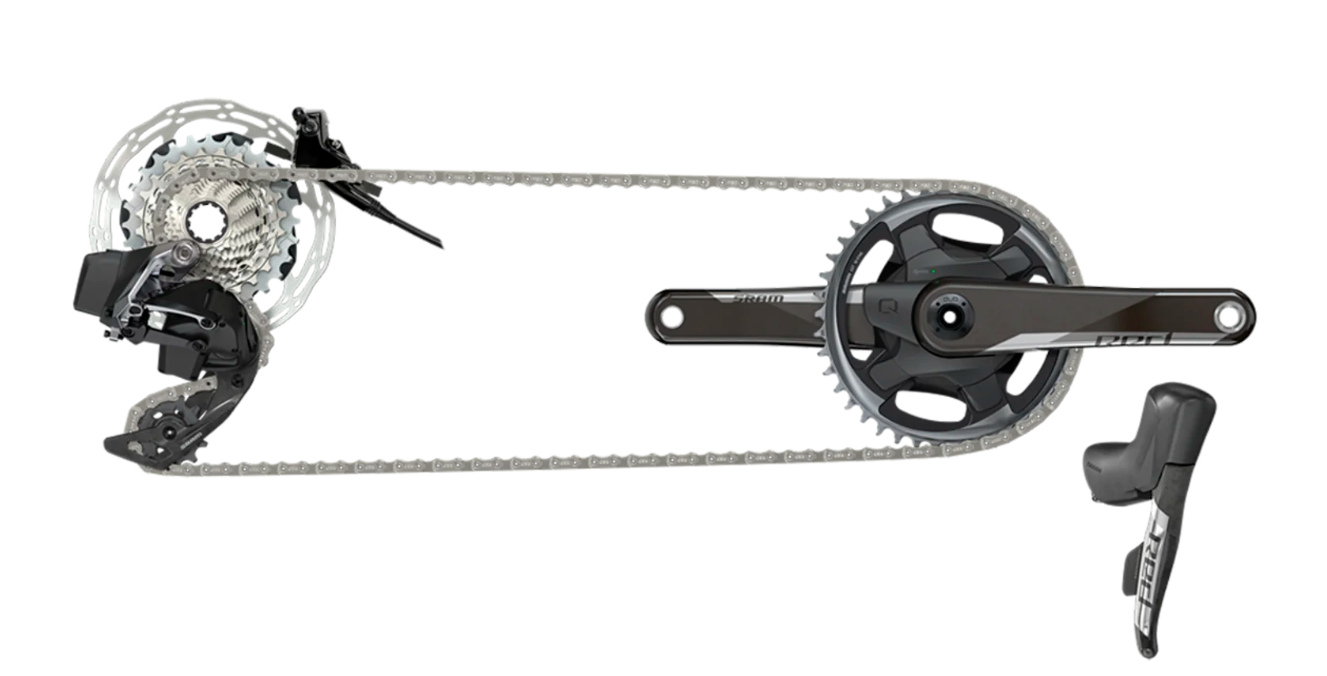 Sram Red AXS D1 パワーメーター付きクランク 46/33 170 Sram Red AXS D1 パワーメーター付きクランクセット 46/33 170