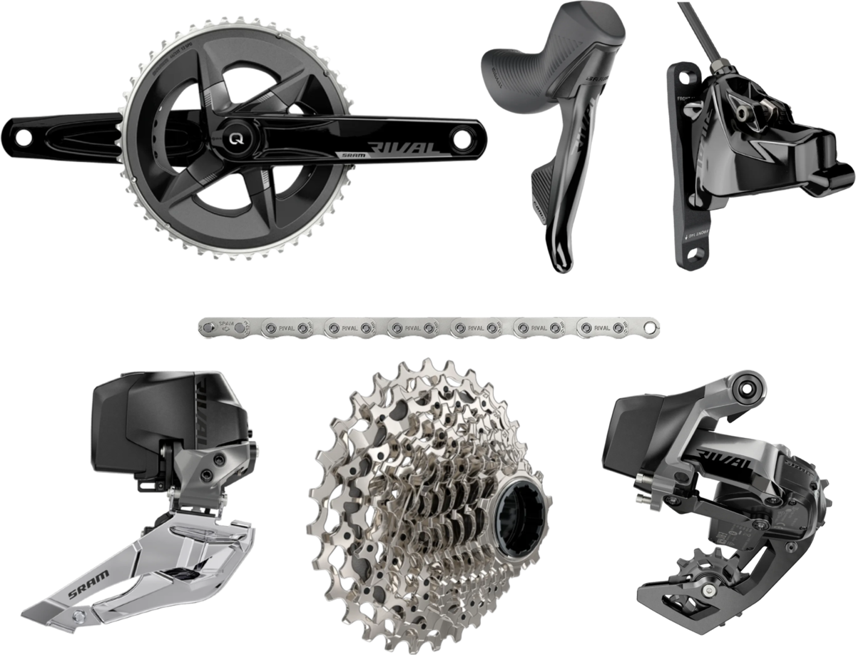 SRAM Rival AXS D1 2x12 Power-Meter Groupset - 10-30t / 46