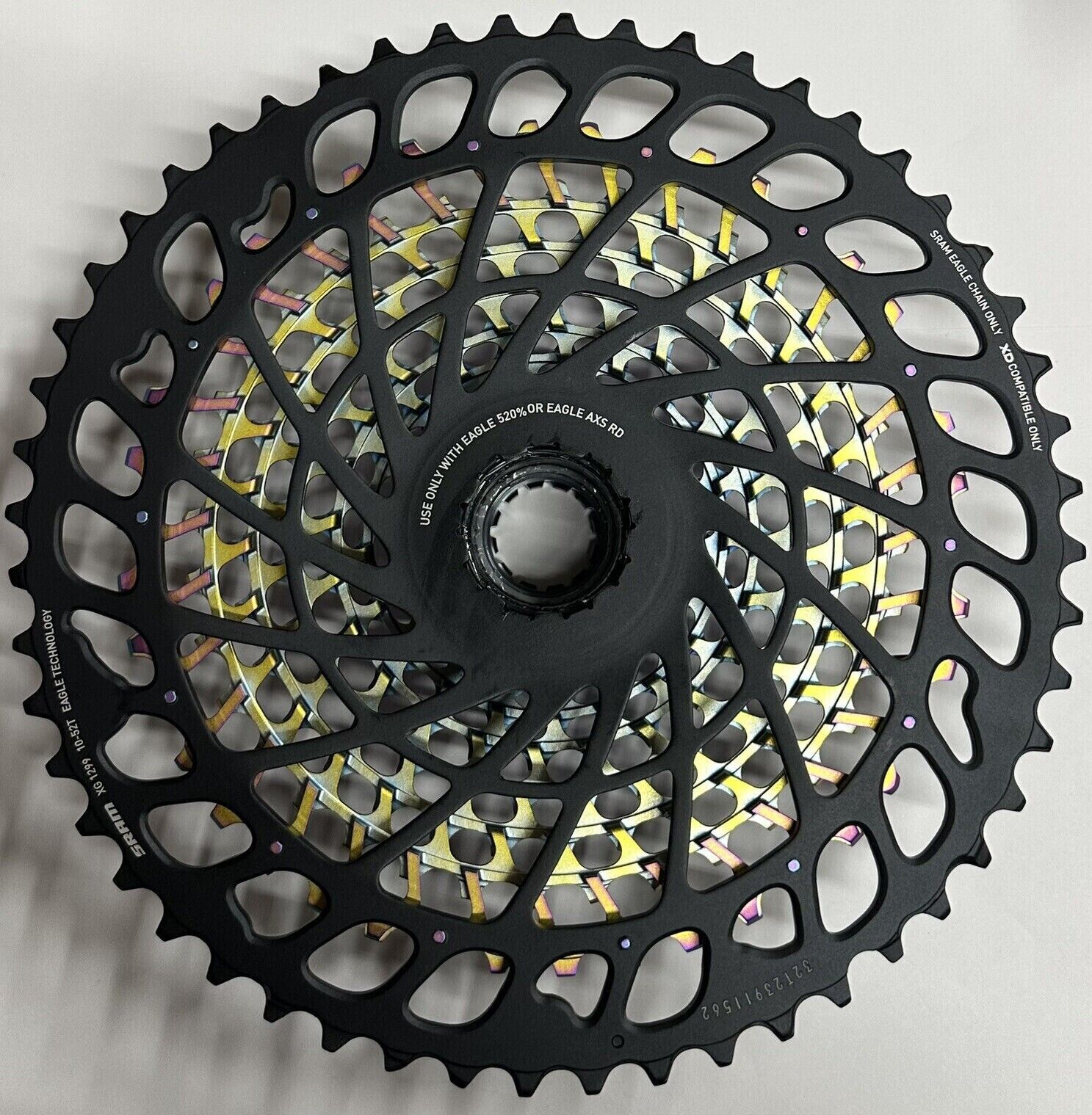 SRAM XX1 Eagle XG-1299 Cassette - 12-Speed, 10-52t, Rainbow
