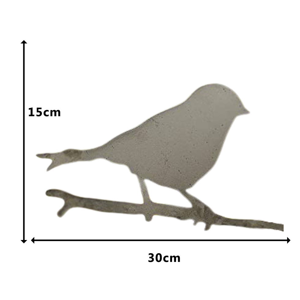 OULYDEKO Metal Bird Christmas Cardinal Garden Decor,Tree Decor Outdoor Metal Wall Art Large,Cardinal Gifts Figurine Unique Yard Art,Garden Silhouette ,Easter Decorations Outdoor