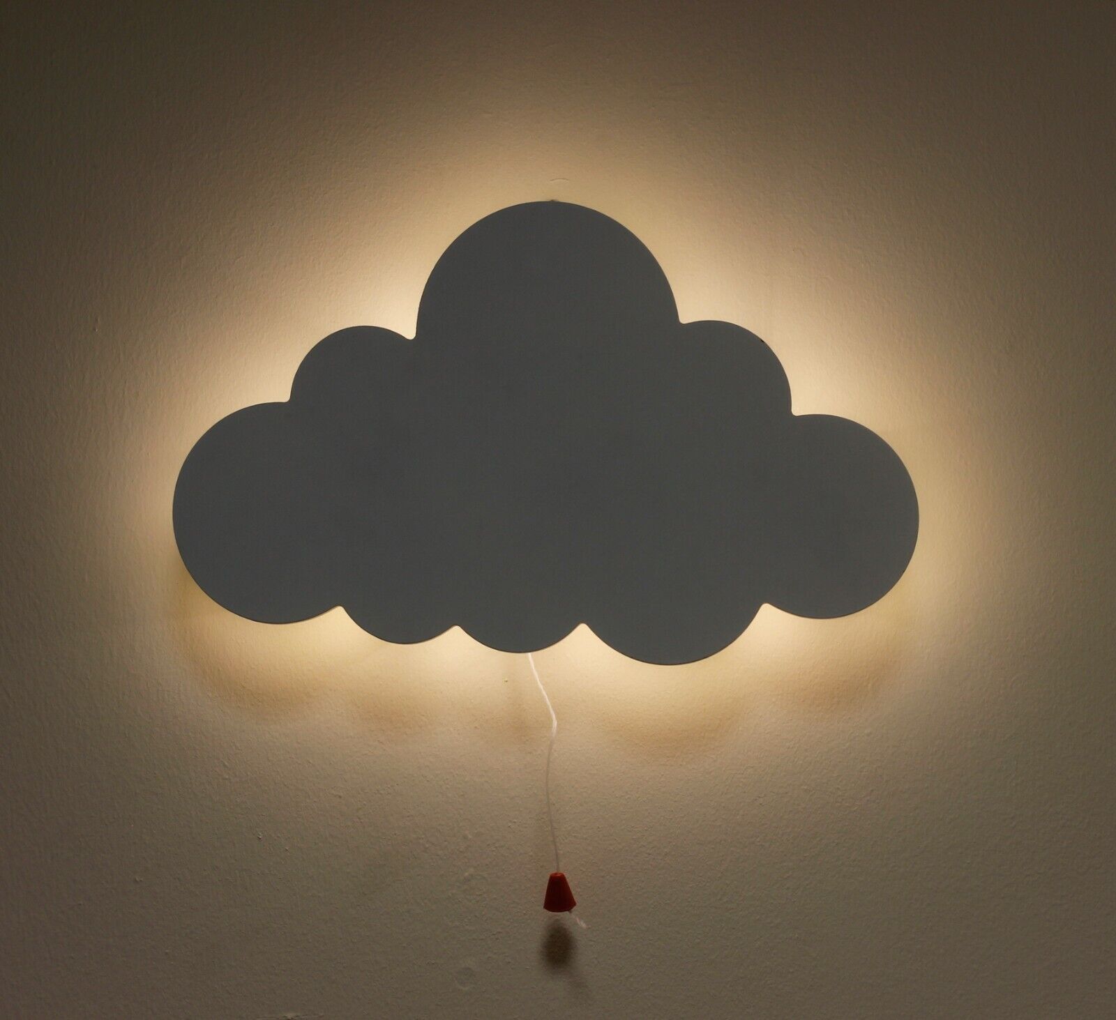 Kid's Night Light Lamp Balloon Moon Cloud Pink Blue Nursery Wooden Decor Home - Picture 29 of 45