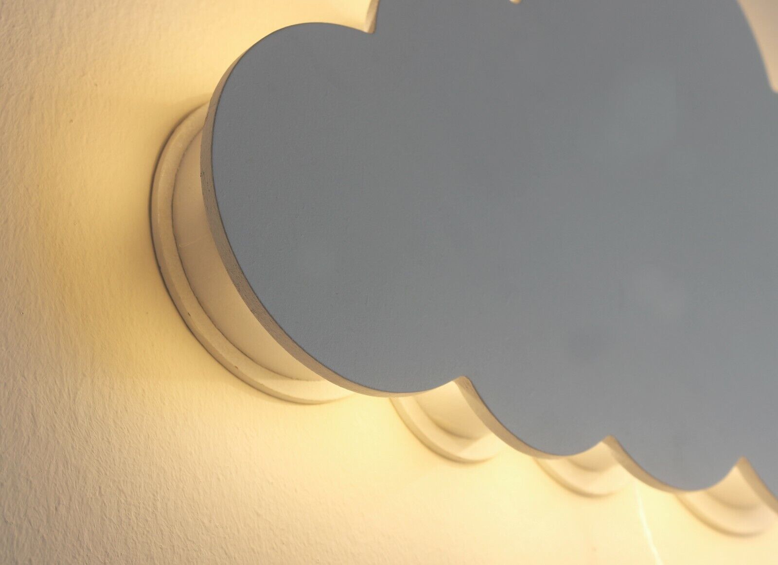 Kid's Night Light Lamp Balloon Moon Cloud Pink Blue Nursery Wooden Decor Home - Picture 27 of 45