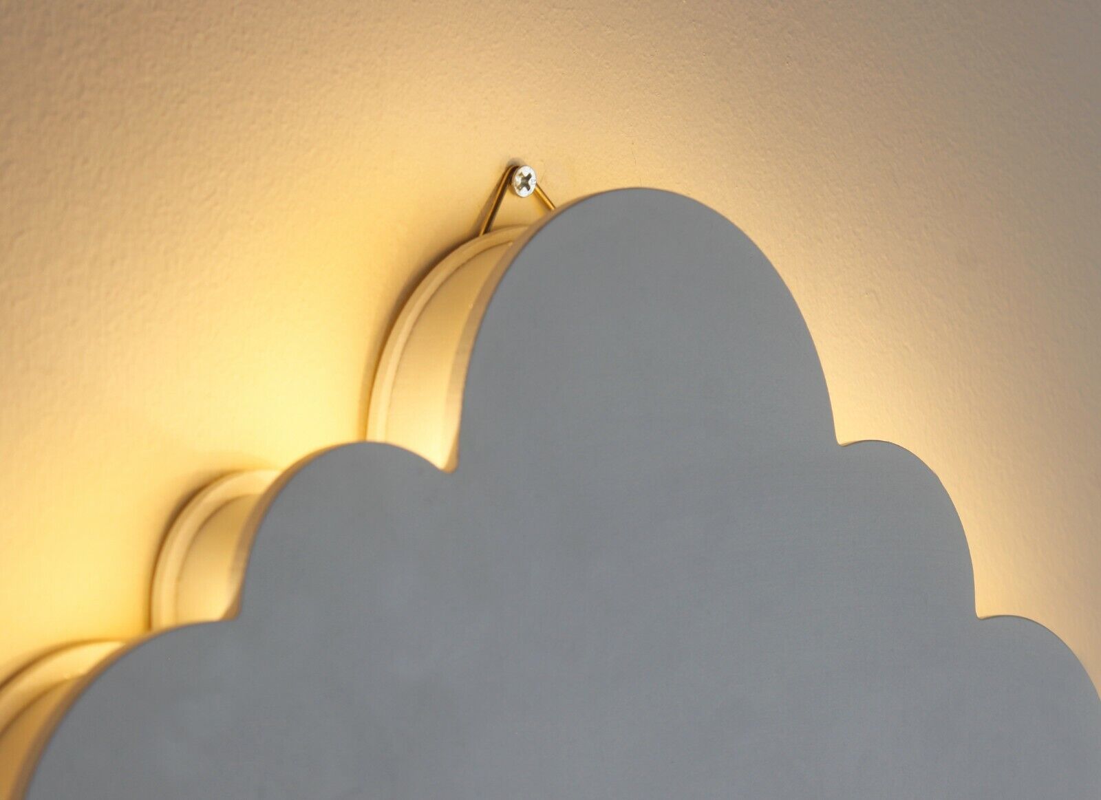 Kid's Night Light Lamp Balloon Moon Cloud Pink Blue Nursery Wooden Decor Home - Picture 26 of 45