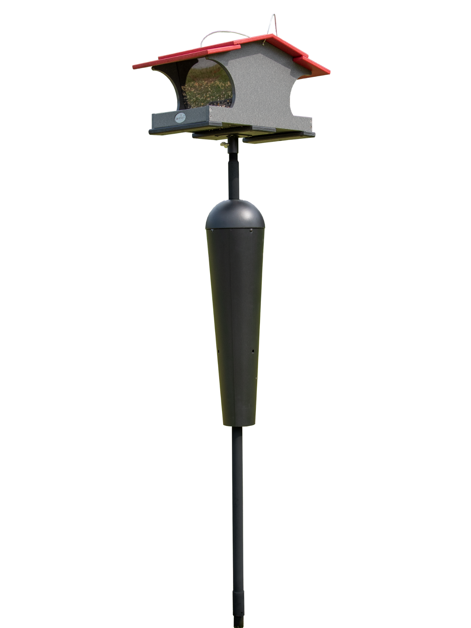 JCS Wildlife Large Poly Hopper Bird Feeder - Mounting Pole Bundles Available! - Picture 19 of 48