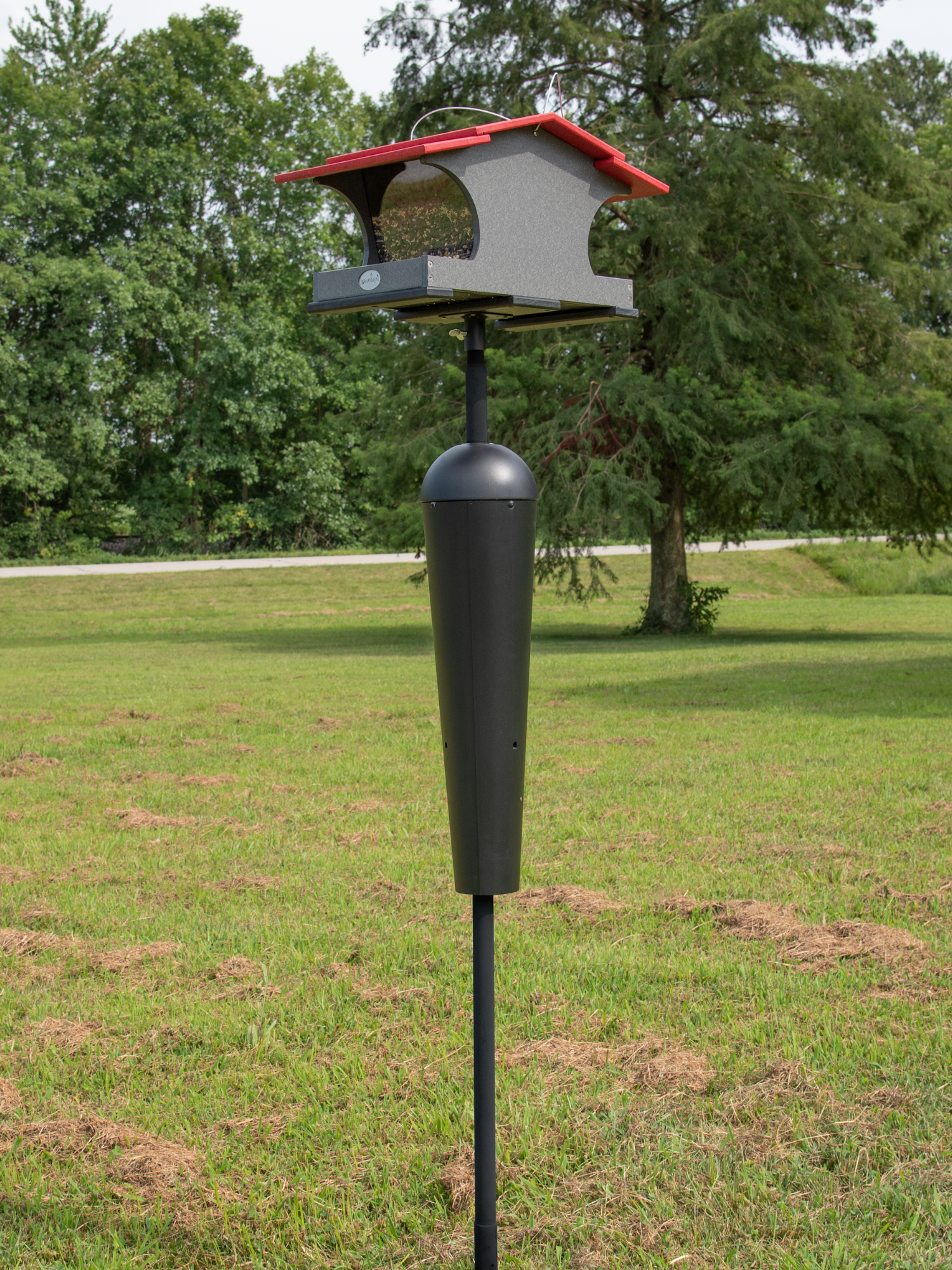 JCS Wildlife Large Poly Hopper Bird Feeder - Mounting Pole Bundles Available! - Picture 22 of 48