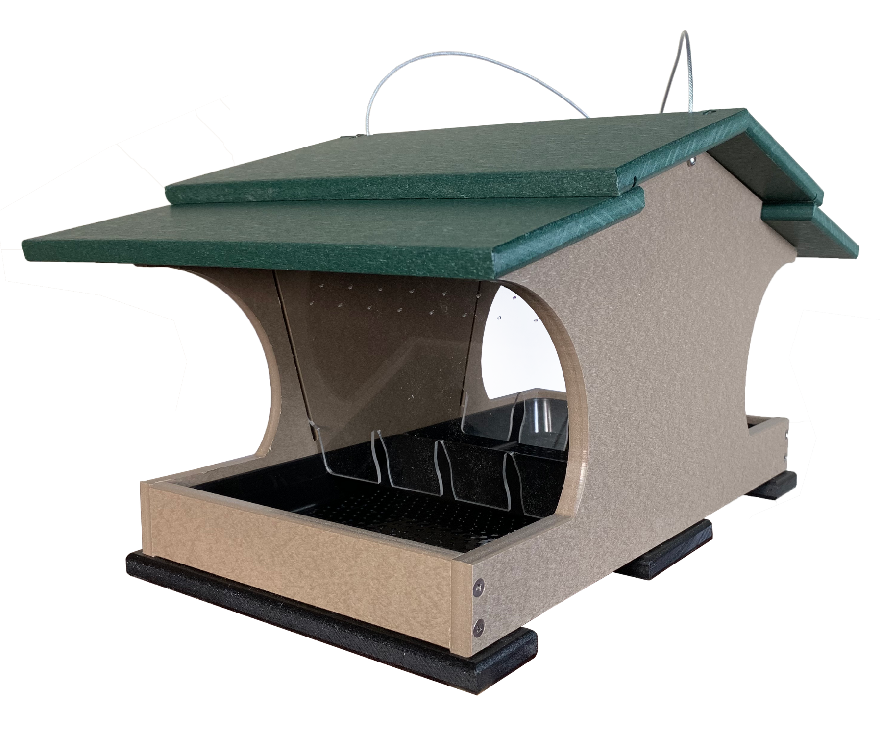 JCS Wildlife Large Poly Hopper Bird Feeder - Mounting Pole Bundles Available! - Picture 48 of 48