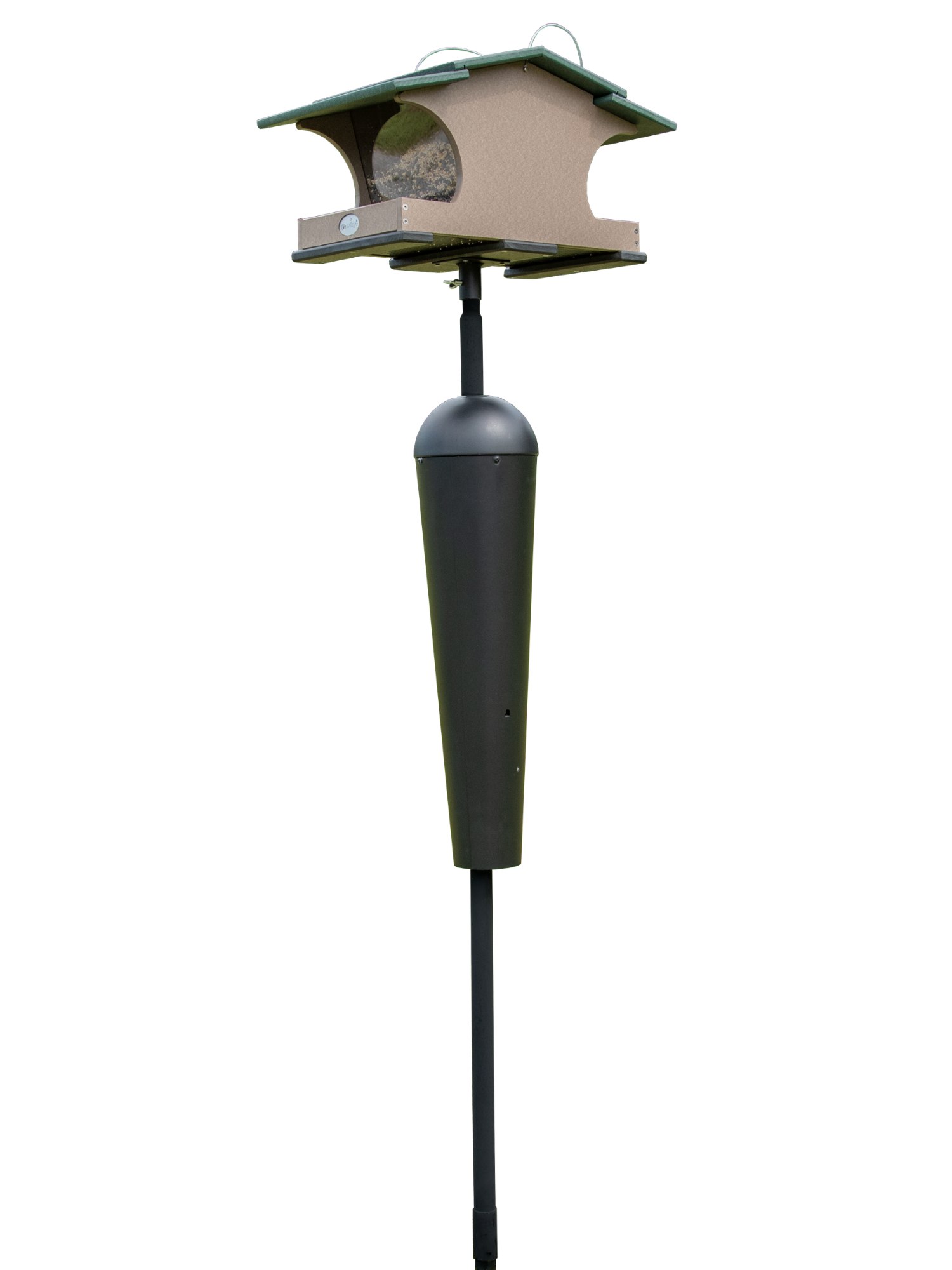 JCS Wildlife Large Poly Hopper Bird Feeder - Mounting Pole Bundles Available! - Picture 47 of 48