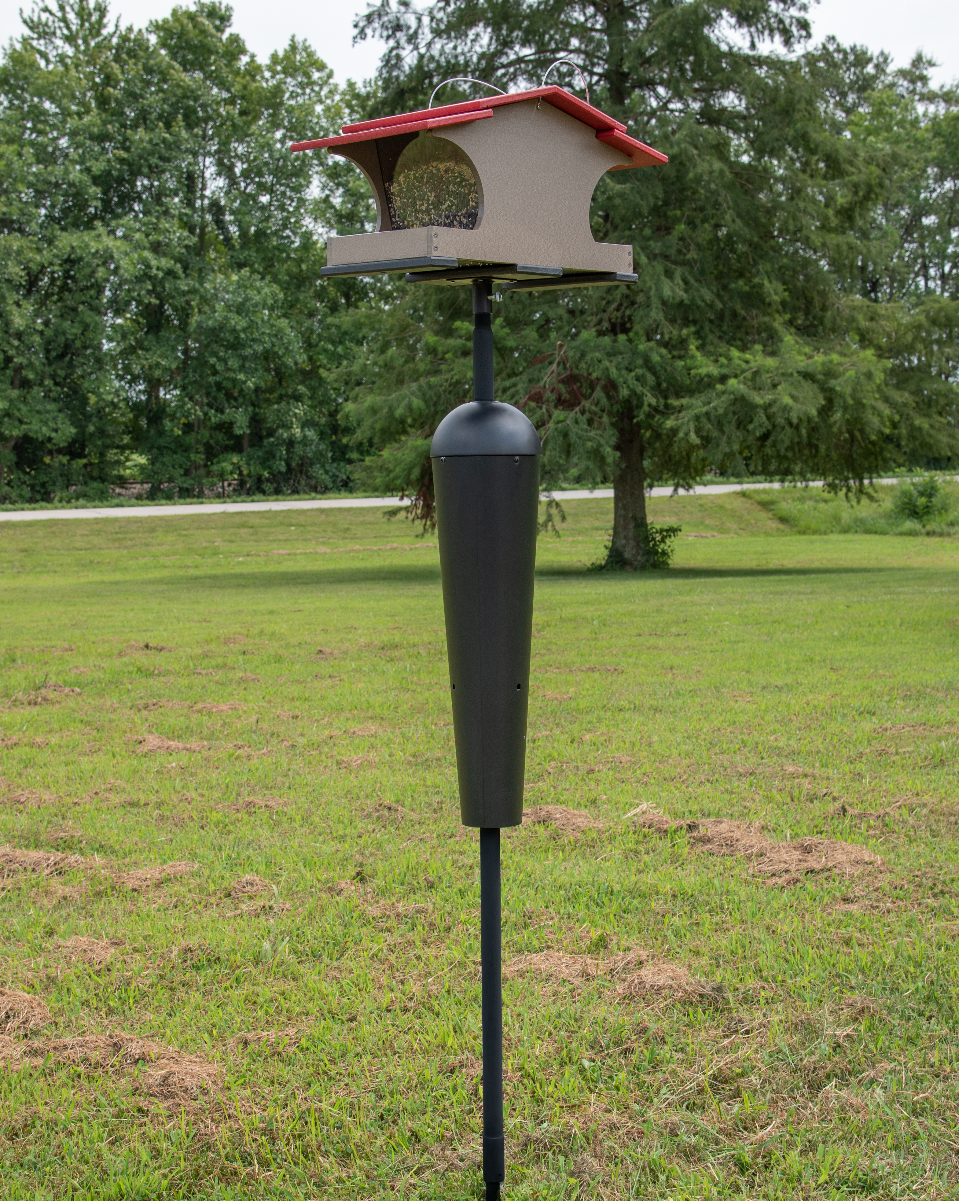 JCS Wildlife Large Poly Hopper Bird Feeder - Mounting Pole Bundles Available! - Picture 36 of 48