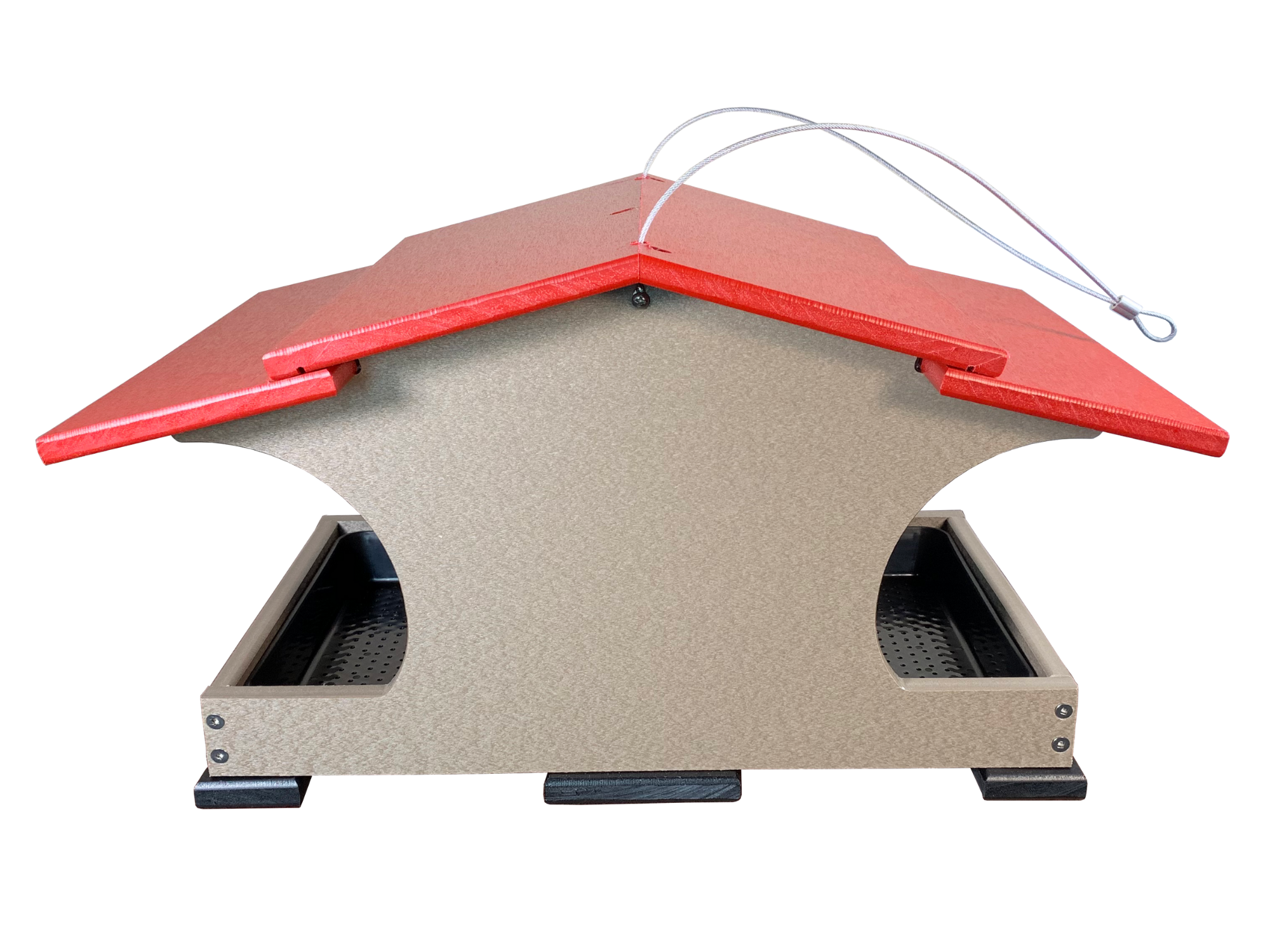 JCS Wildlife Large Poly Hopper Bird Feeder - Mounting Pole Bundles Available! - Picture 33 of 48