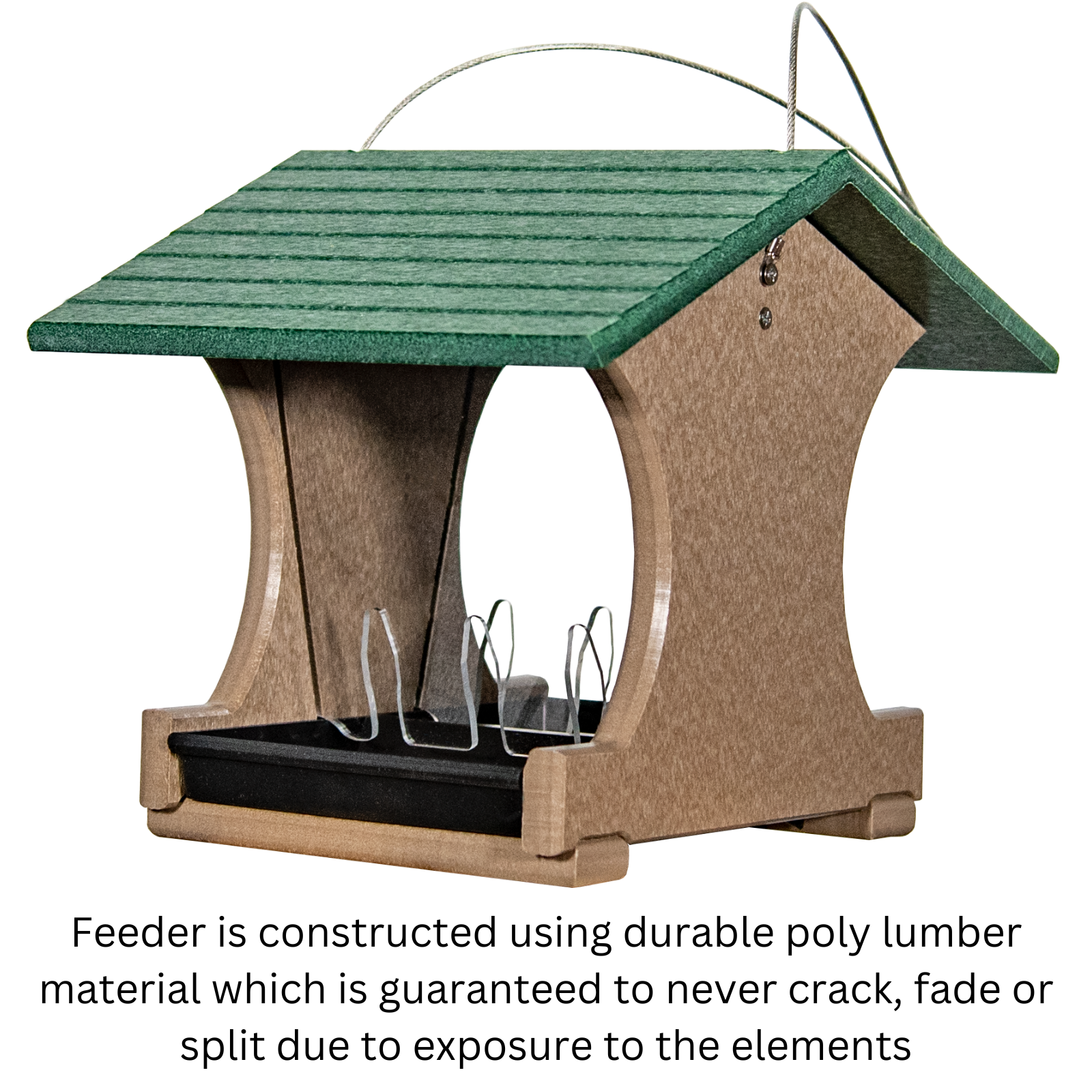 JCs Wildlife Small Hopper Bird Feeder (Pink and Gray w/Breast Cancer Ribbon) - Picture 24 of 29