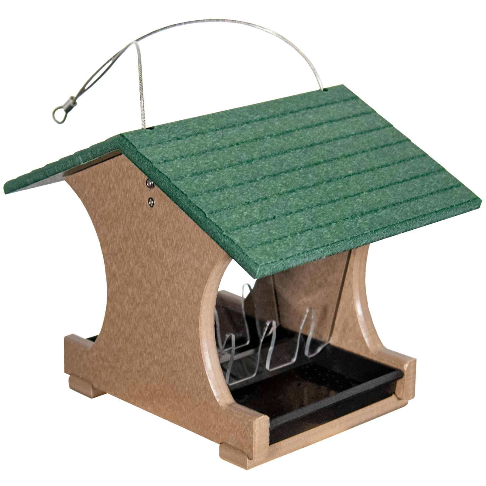 JCs Wildlife Small Hopper Bird Feeder (Pink and Gray w/Breast Cancer Ribbon) - Picture 27 of 29