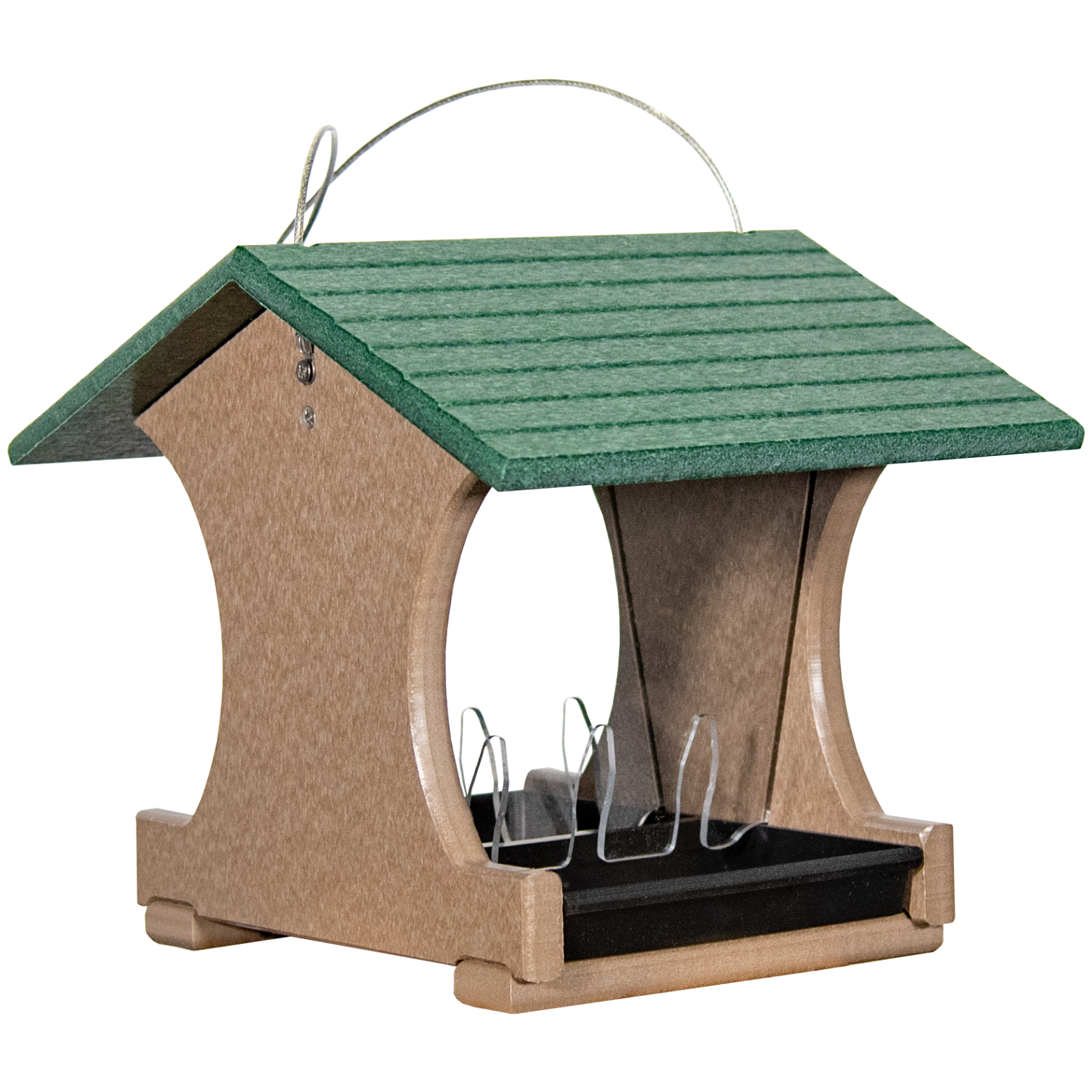 JCs Wildlife Small Hopper Bird Feeder (Pink and Gray w/Breast Cancer Ribbon) - Picture 29 of 29