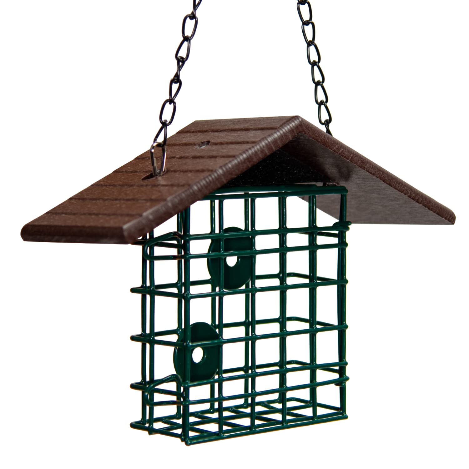 JCs Wildlife Single Suet Käfig Vogelfutterhaus mit Poly-Holzdach - hält Suet, - Bild 9 von 24