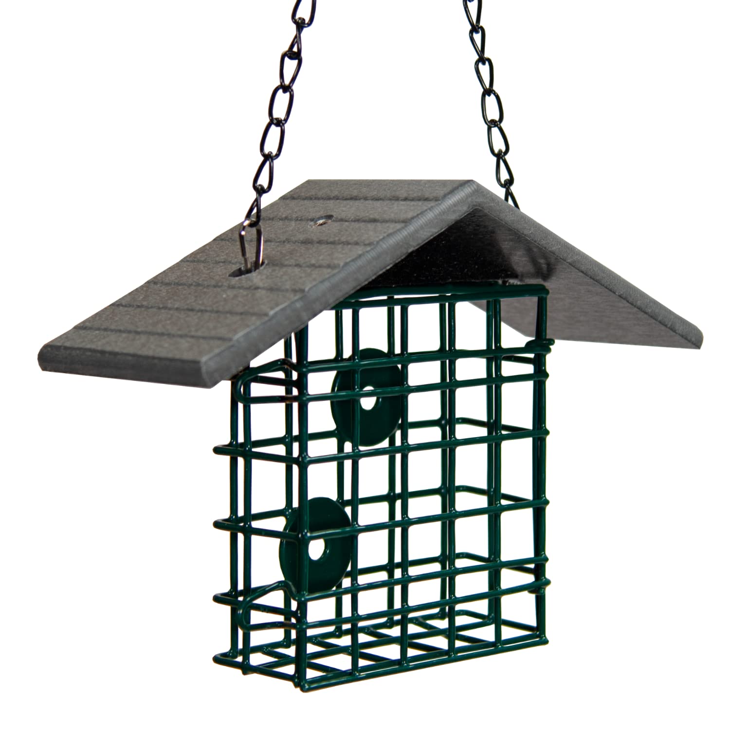 JCs Wildlife Single Suet Käfig Vogelfutterhaus mit Poly-Holzdach - hält Suet, - Bild 17 von 24
