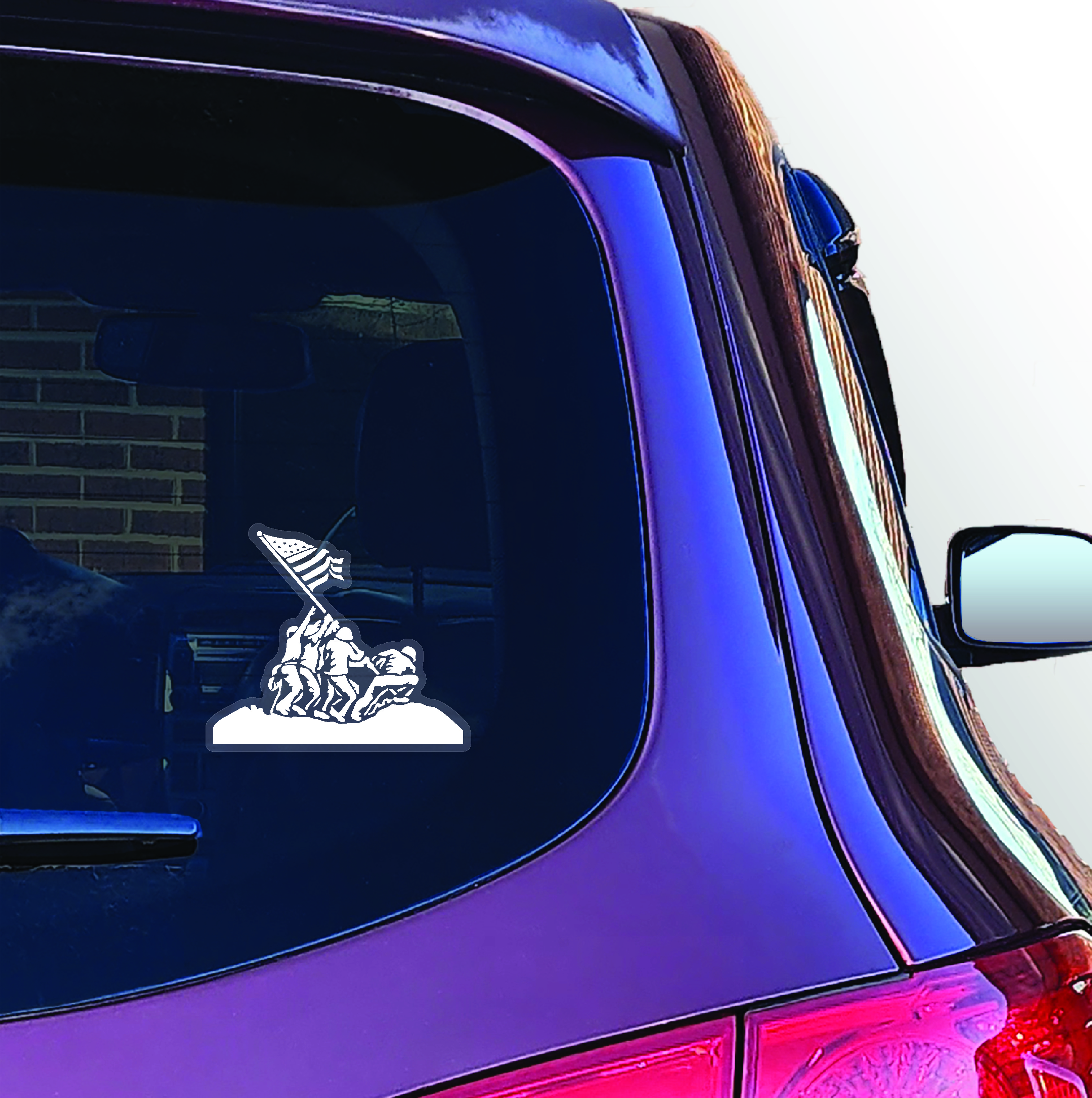 Iwo Jima Clear Sticker