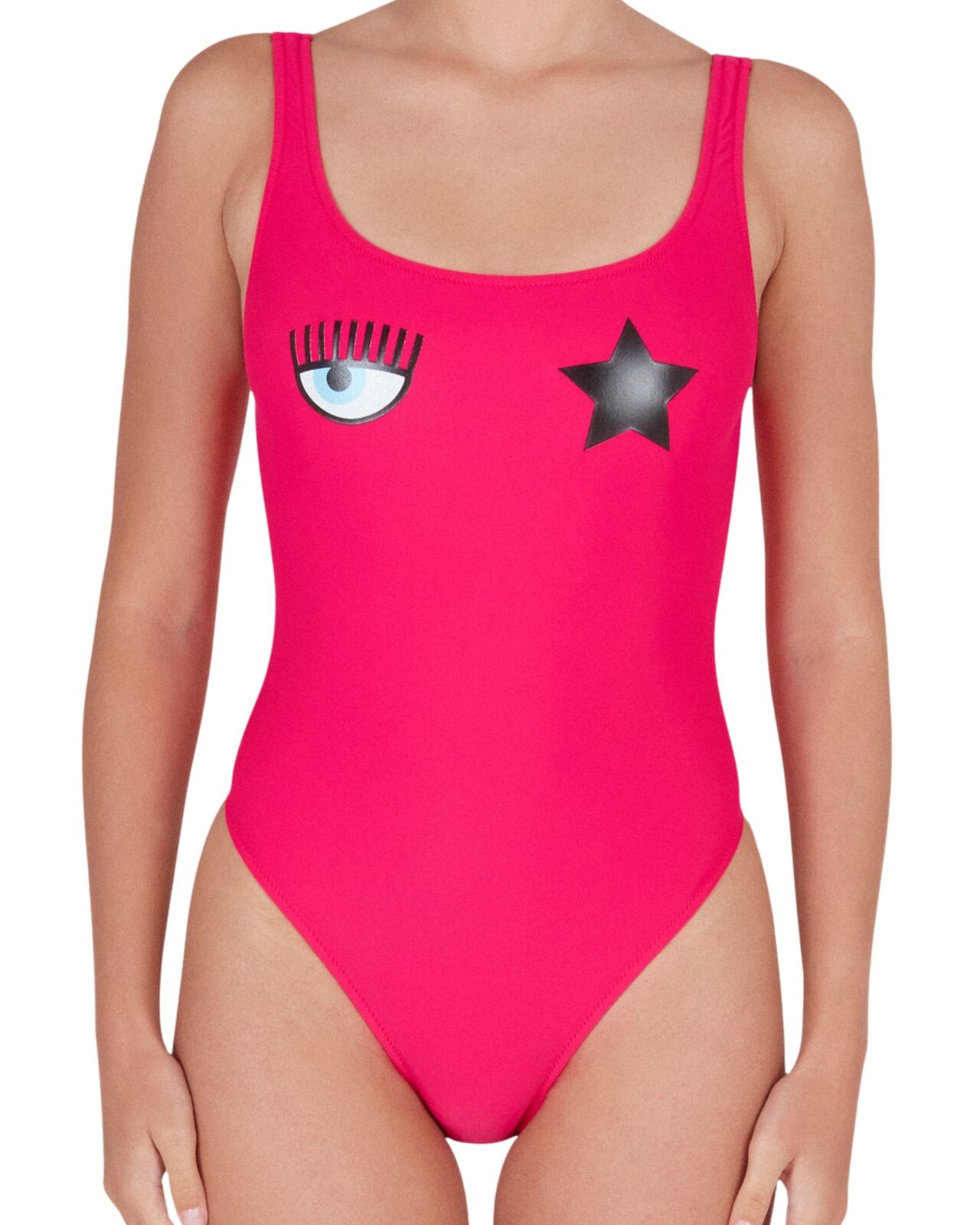 Костюм для костюмированной вечеринки Chiara Ferragni A49044901 Donna Fucsia con stampa EyeStar