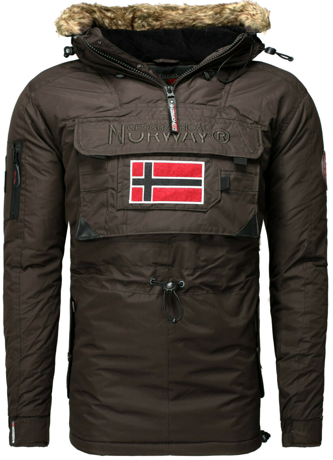 Geographical Norway Bronson Herren Jacke Parka Jacket Jacket Poncho Jacket - Bild 2 von 4