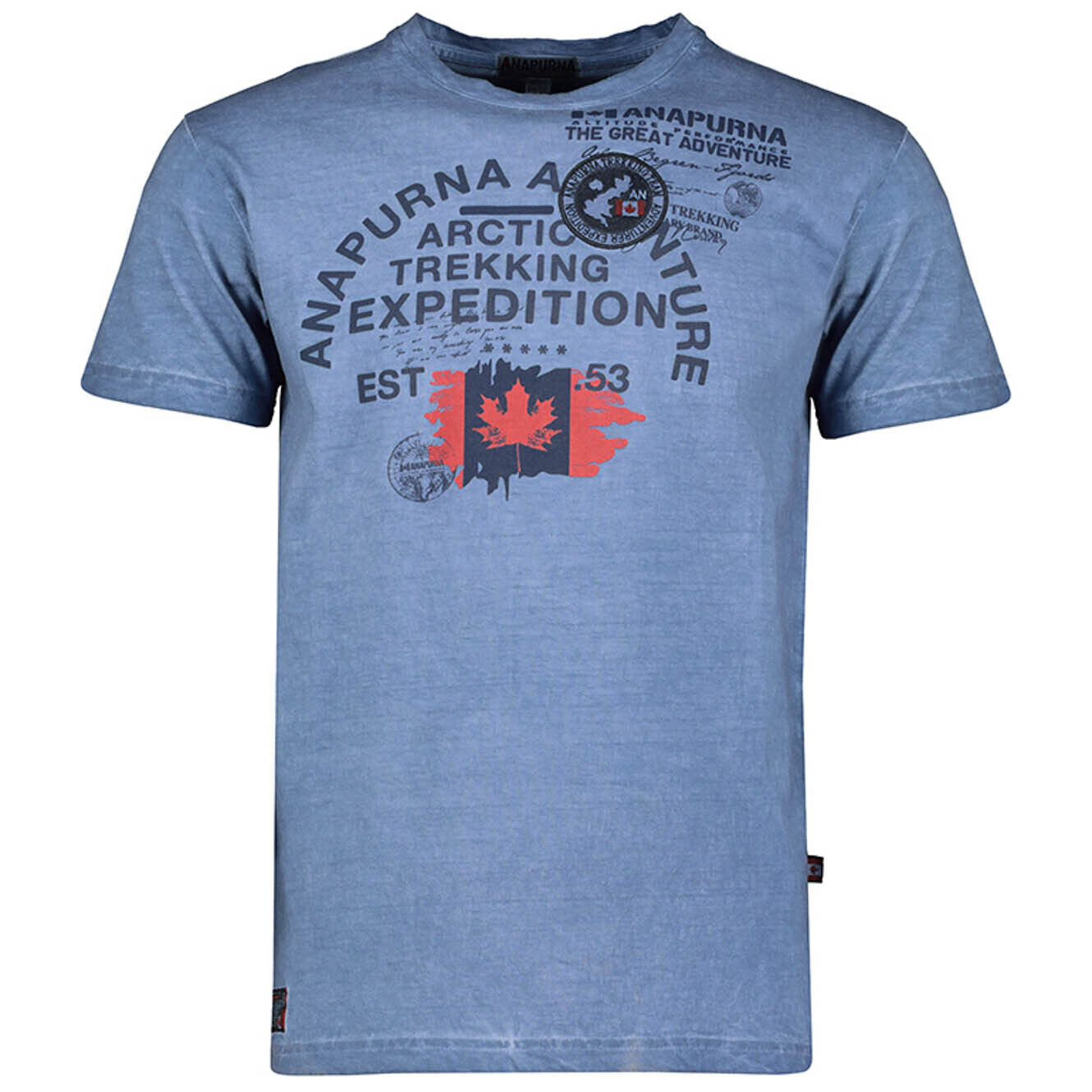 T-shirt Anapurna JERGANA Uomo manica corta bandiera canada adventure