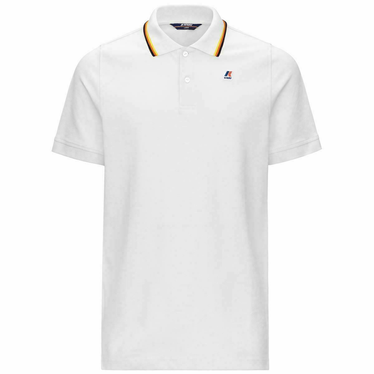 Футболка-поло K-Way K0088D0 Uomo Jude в полоску приталенная футболка maglia manica corta uomo K 12290₽