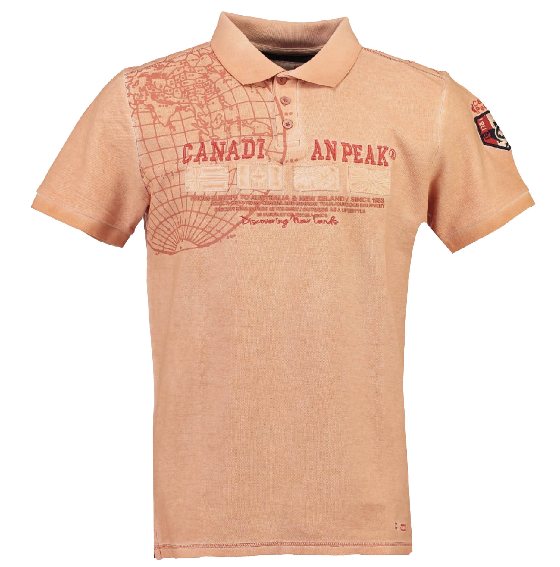 Футболка-поло Canadian Peak KOBIAS Uomo белого цвета