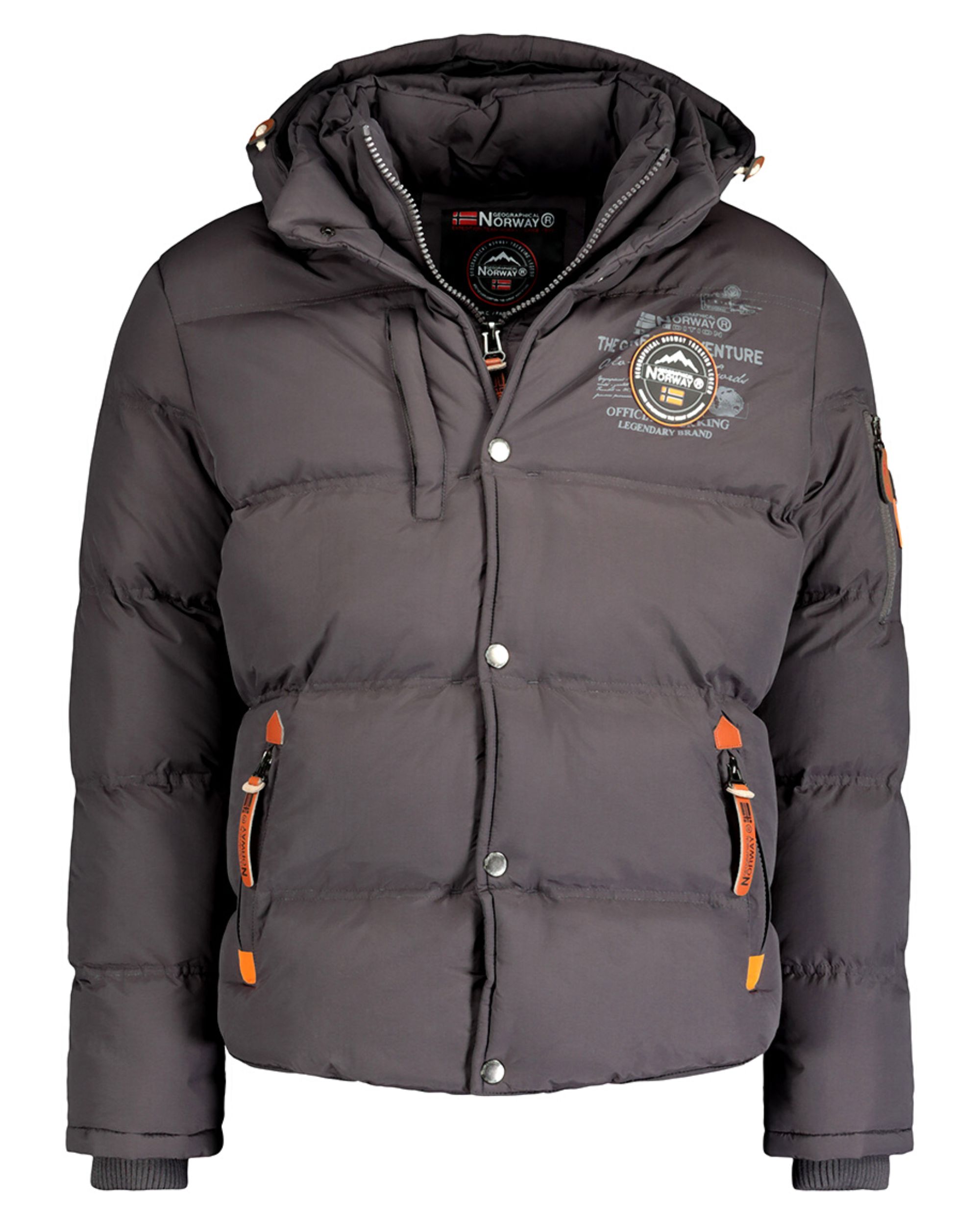 Giacca Giubbotto Parka Verveine Geographical Norway Jacket Uomo Man cappuccio - Picture 9 of 14