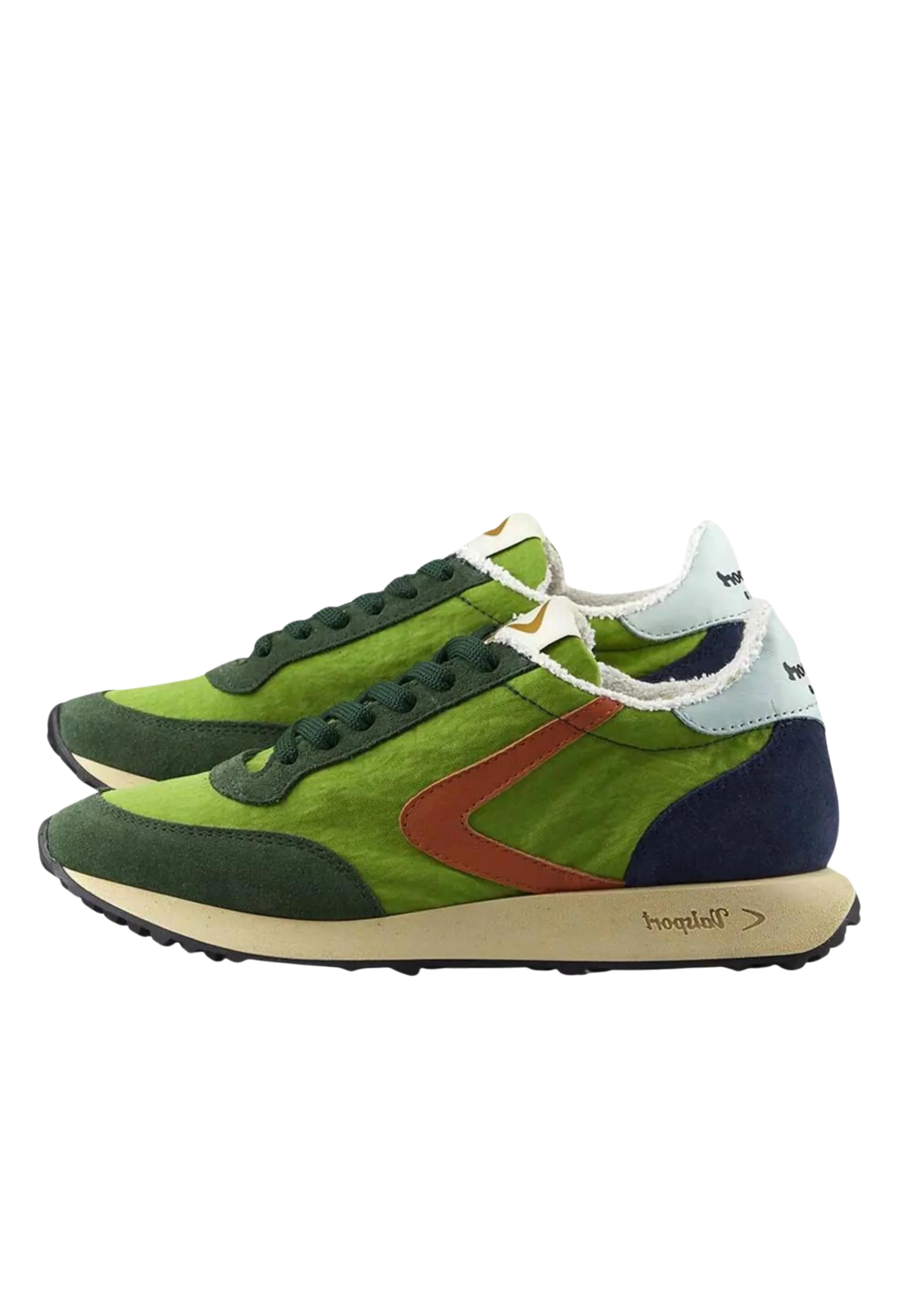 Кроссовки Valsport Start Schuhe Herren из нейлона Wildleder Grün