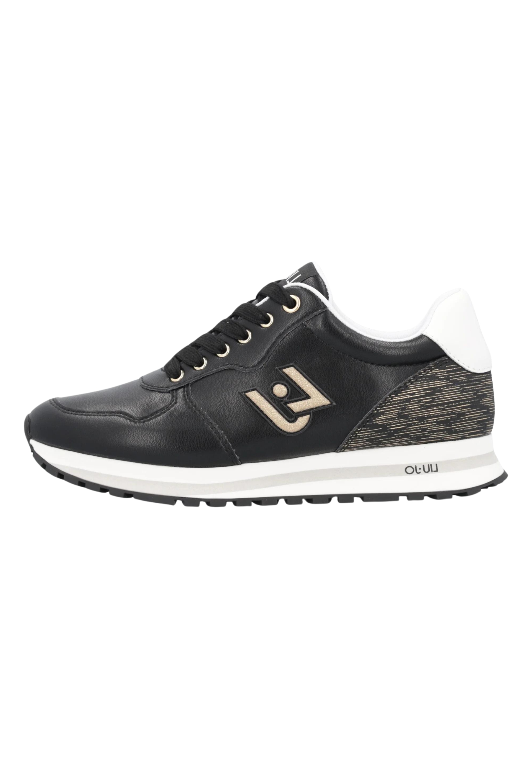Кроссовки Liu Jo Wonder 700 Schuhe Freizeit Leder Schwarz 30290₽