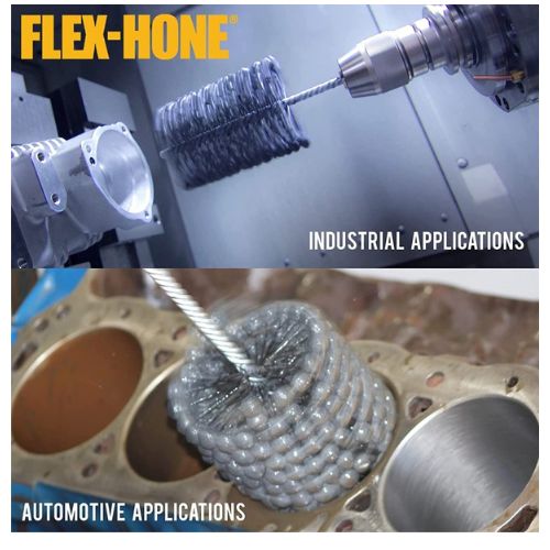 FLEX HONE GB33424 Zylinderhone, 3-3/4 Zoll Bohrung, 240er Körnung, Siliziumkarbid - Bild 3 von 8