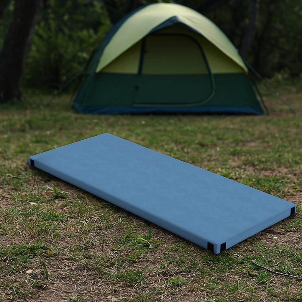 Almohadilla de camping portátil Hivvago con espuma firme y base antideslizante - Imagen 4 de 6