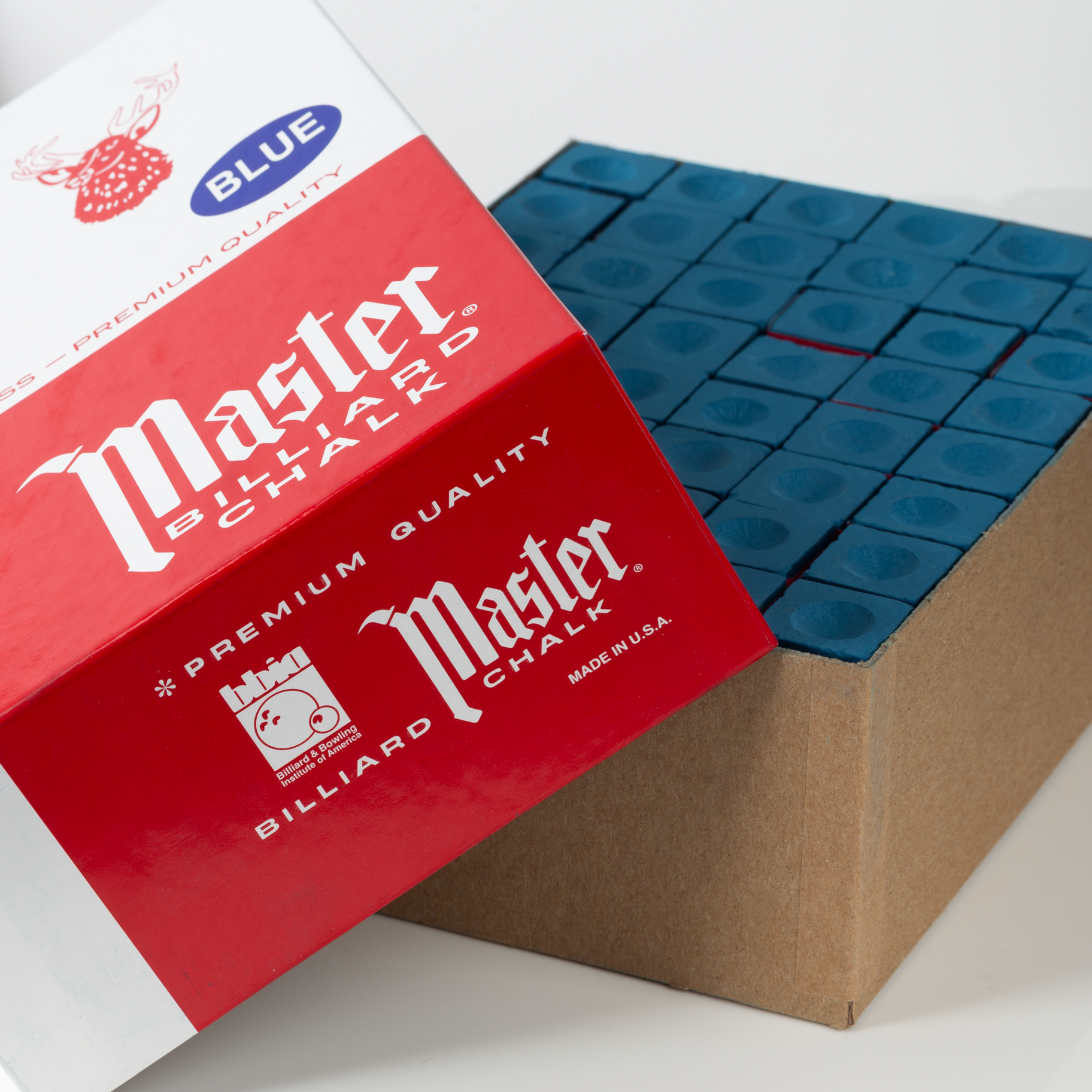 Master CHM144 Pool Cue Chalk Box of 144