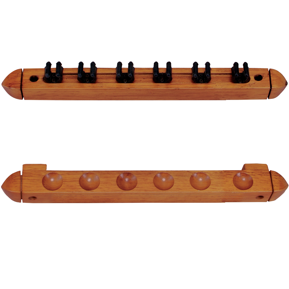 Zweiteiliges 6 Pool Queue WR6S Standard Clip Wandregal Billard Stick Billard Queues - Bild 8 von 10