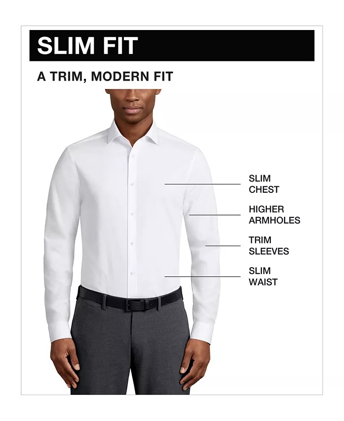 slim fit dress slacks Kenneth Cole
