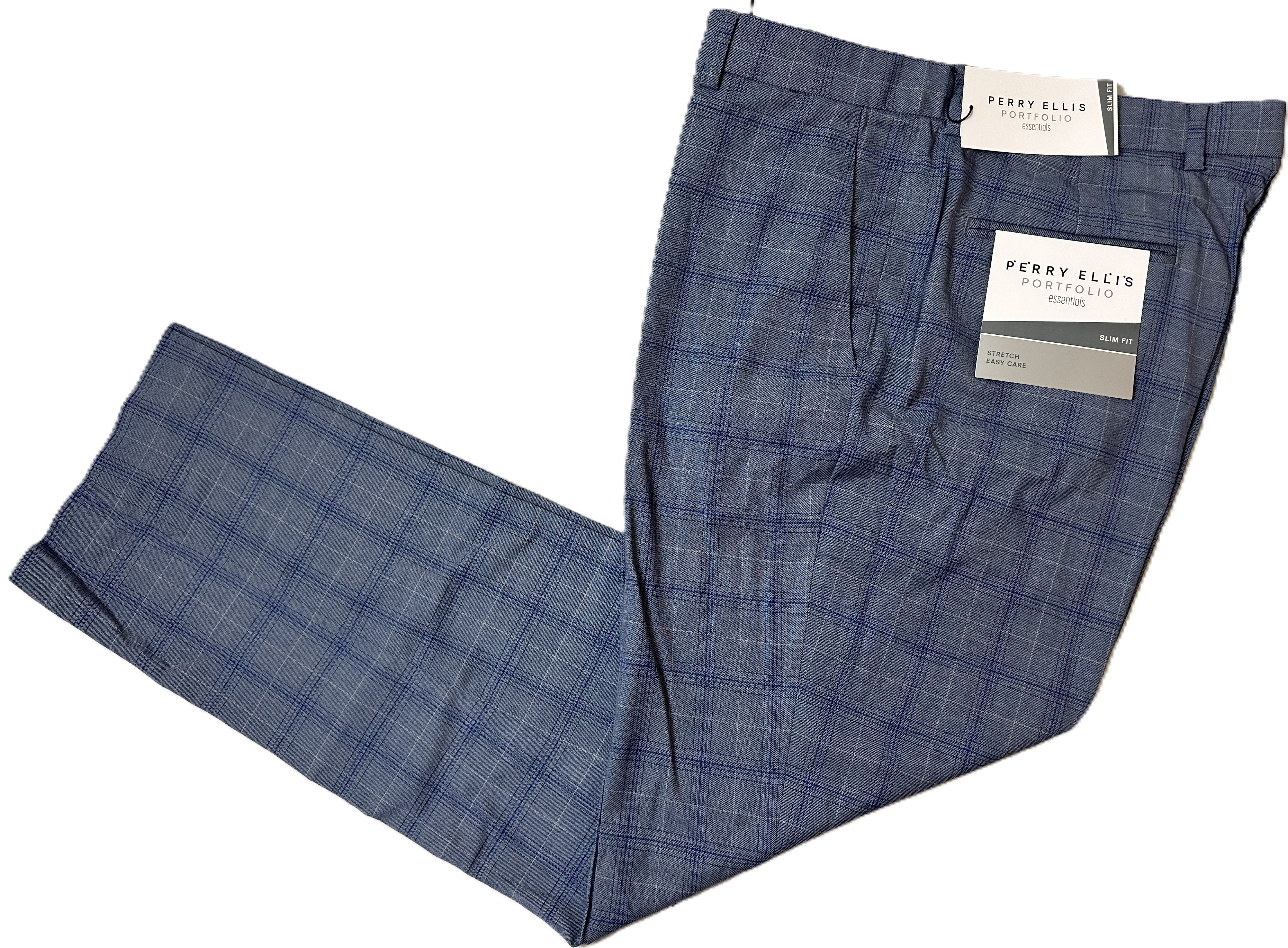 mens light blue dress pants slim fit Men's Blue Performance Dress Pants (Trim or Tailored Fit Slacks) – Twillory main image 0
