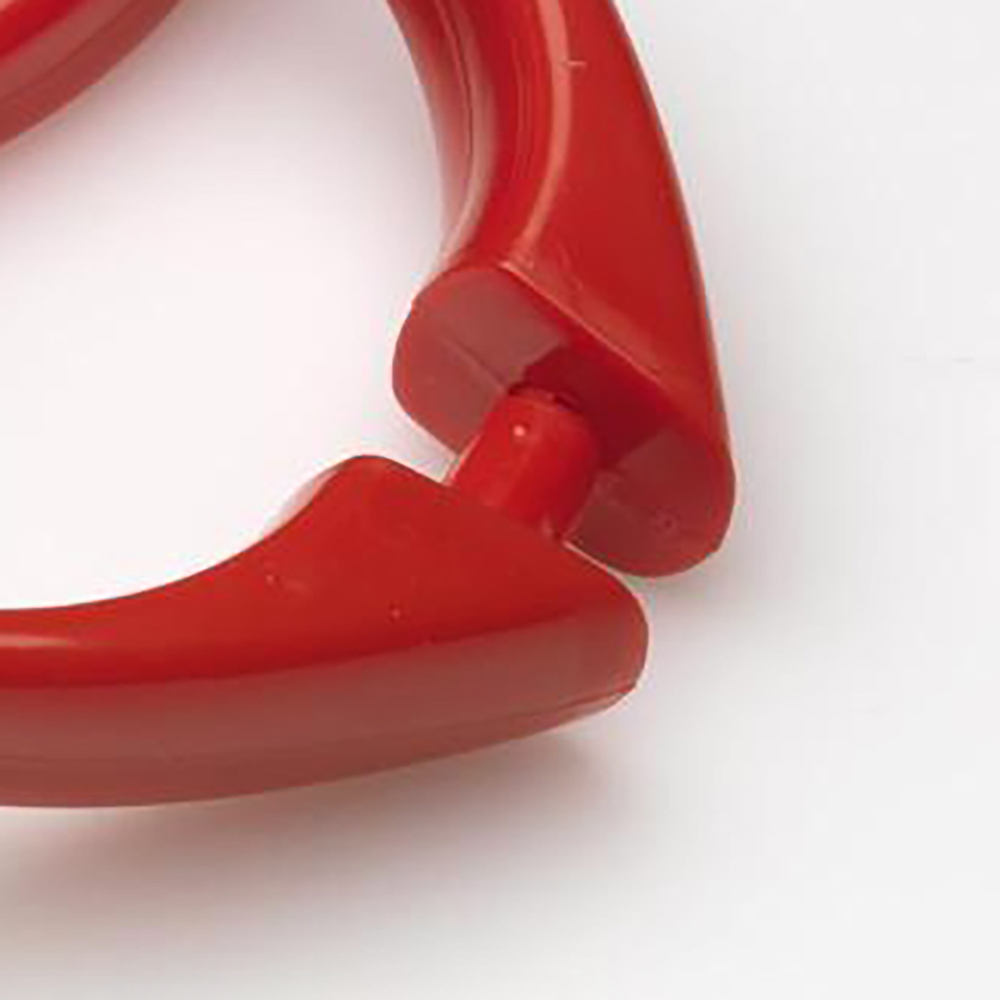 Carnation Home Fashions "Snap" Plastic Shower Curtain Hooks - 3x3" - Picture 7 of 8