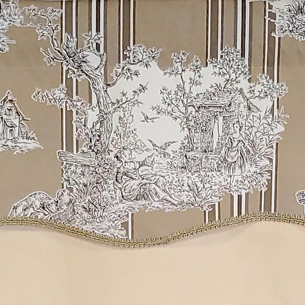RLF Home French Tableau Classic Toile No Header Glory Valance 50" X 16" - Picture 9 of 15