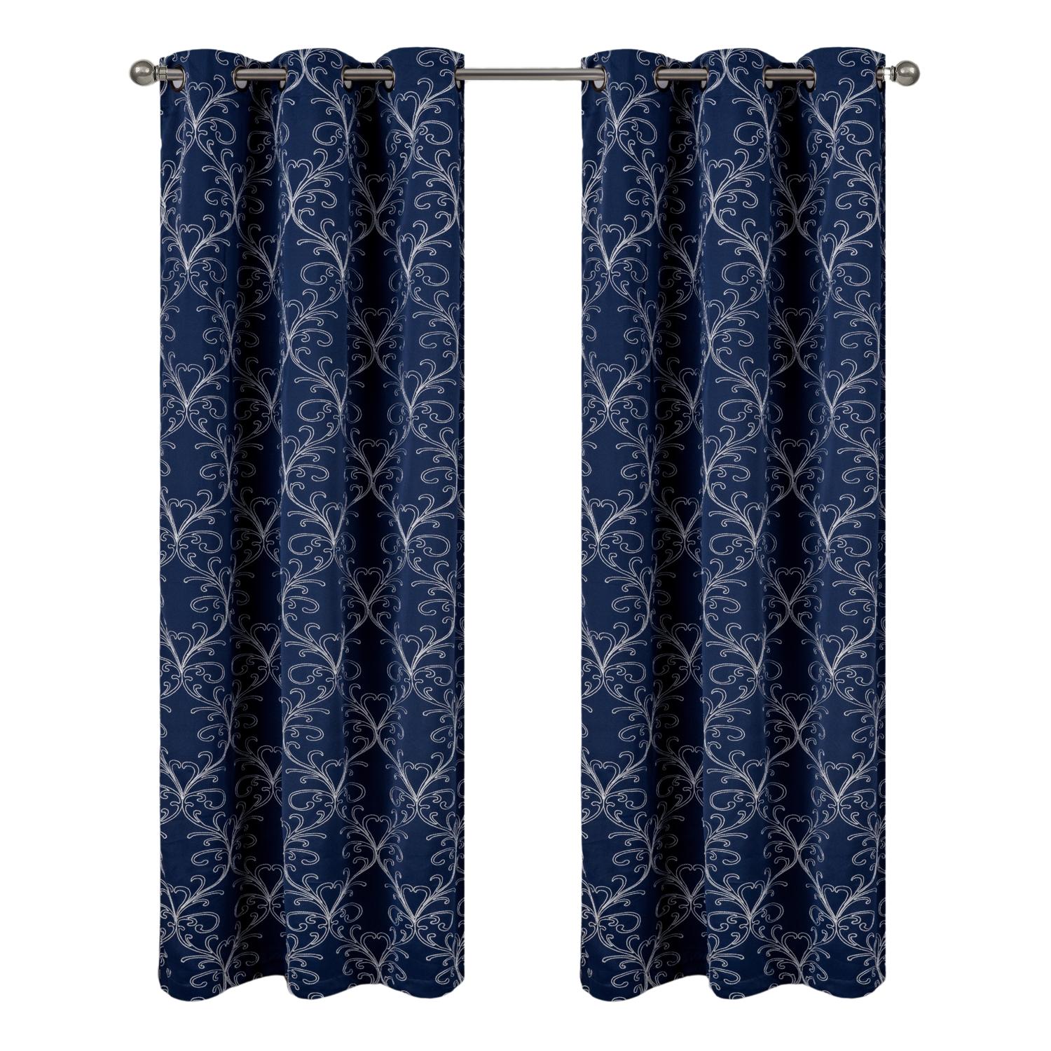 RT Designer Collection Kimber bestickter Verdunkelungseinsatz marine - Bild 8 von 15